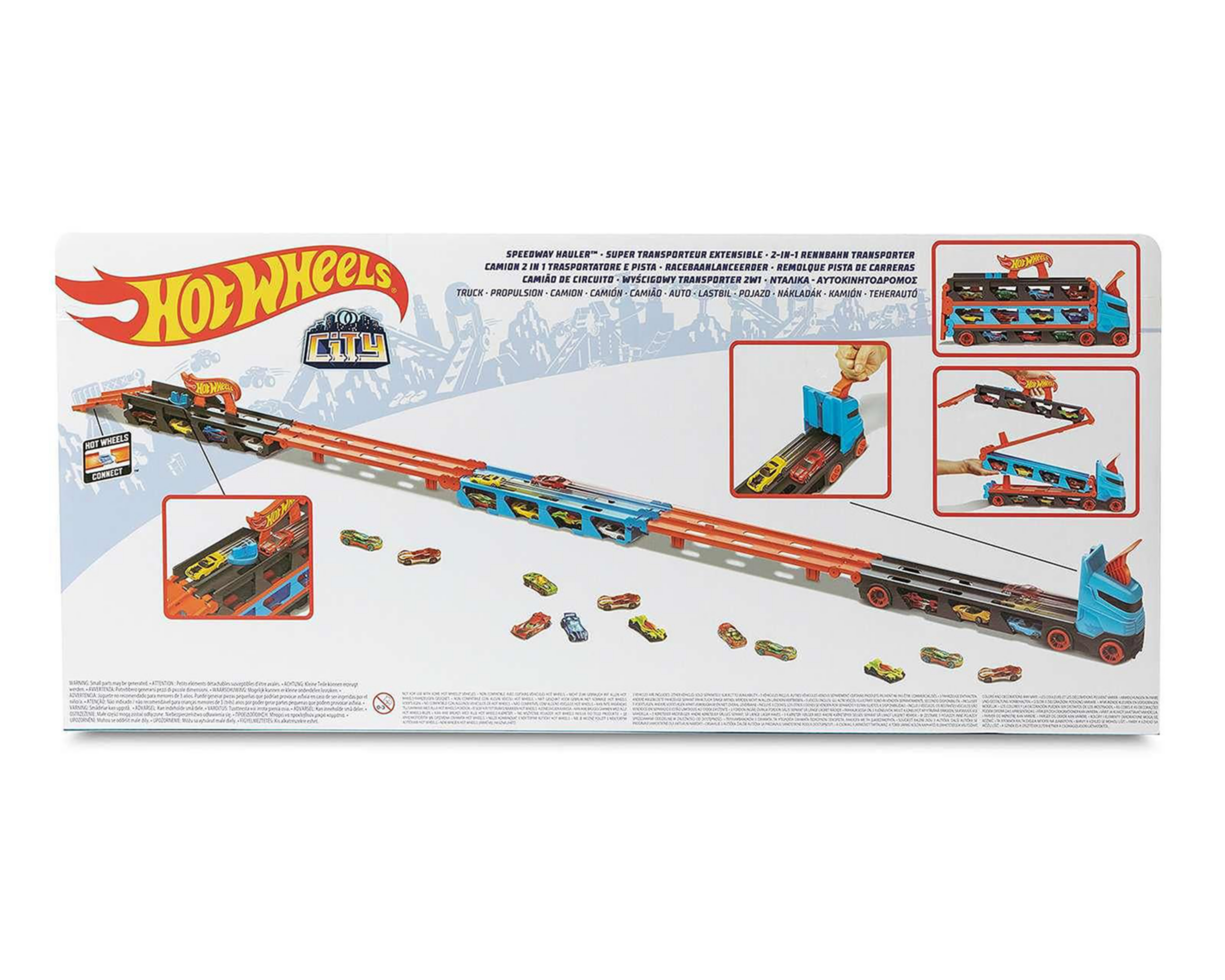 Foto 9 | Autopista de Carreras Hot Wheels City Remolque