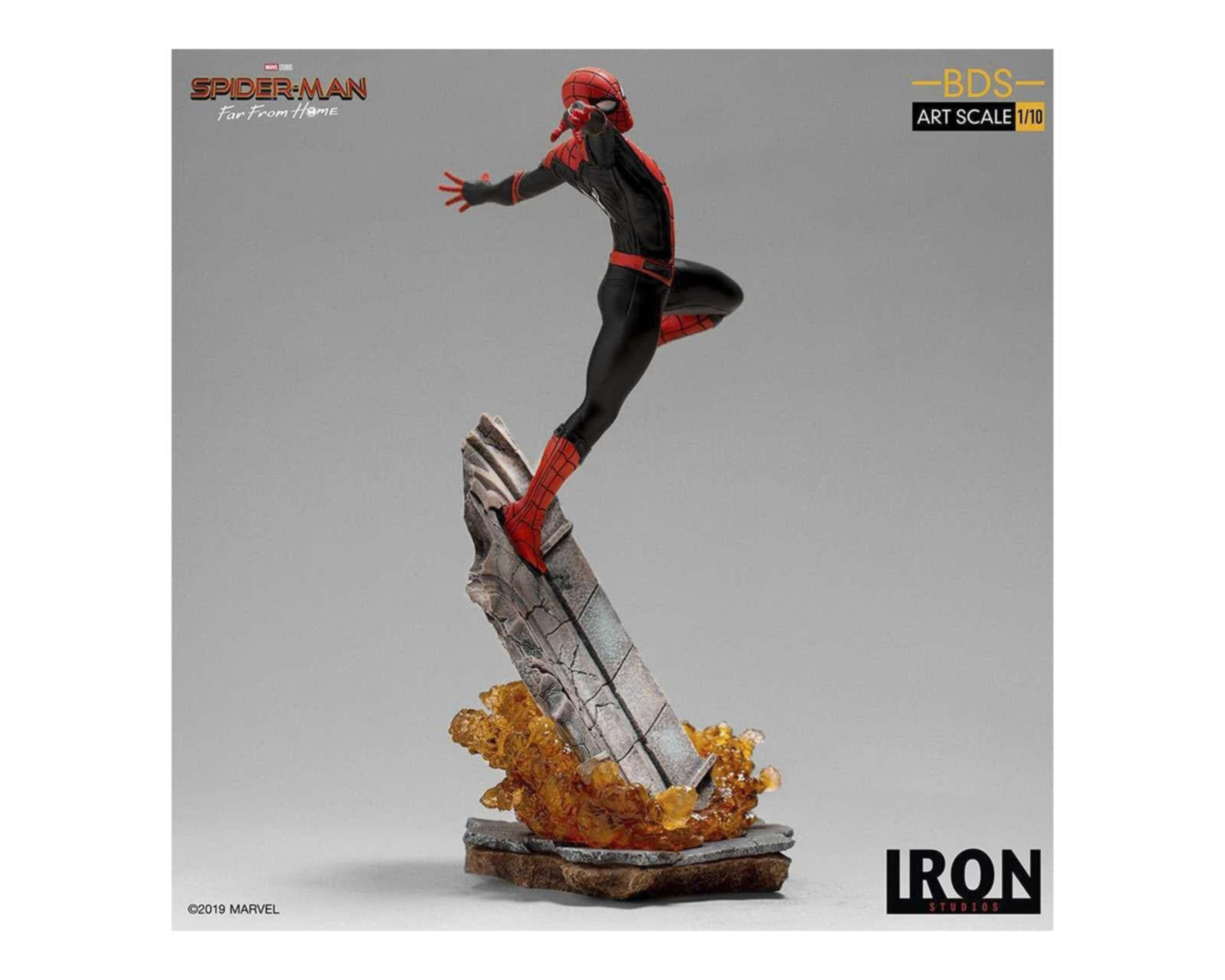 Foto 4 pulgar | Iron Studios Spider-Man Far From Home