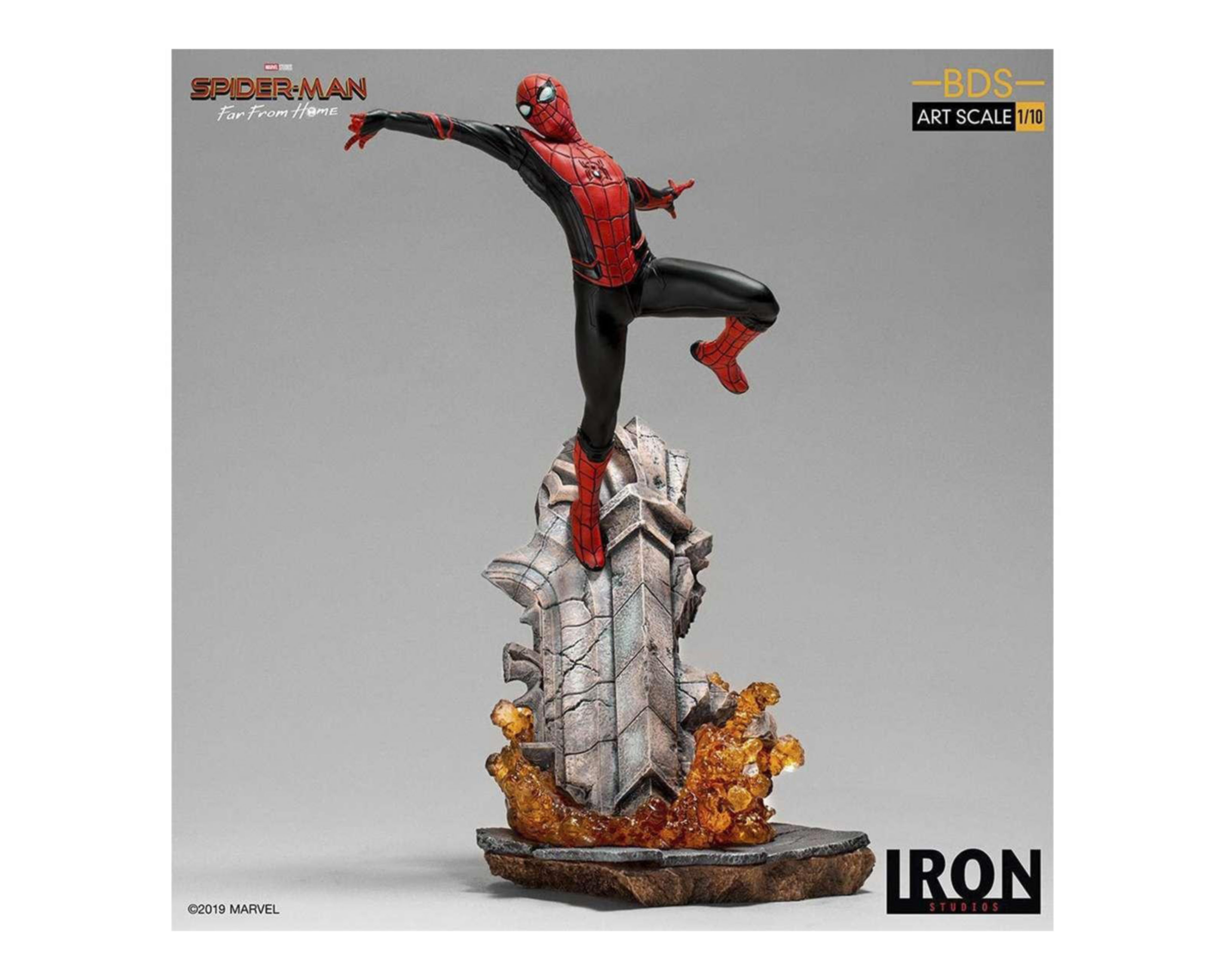 Foto 5 pulgar | Iron Studios Spider-Man Far From Home