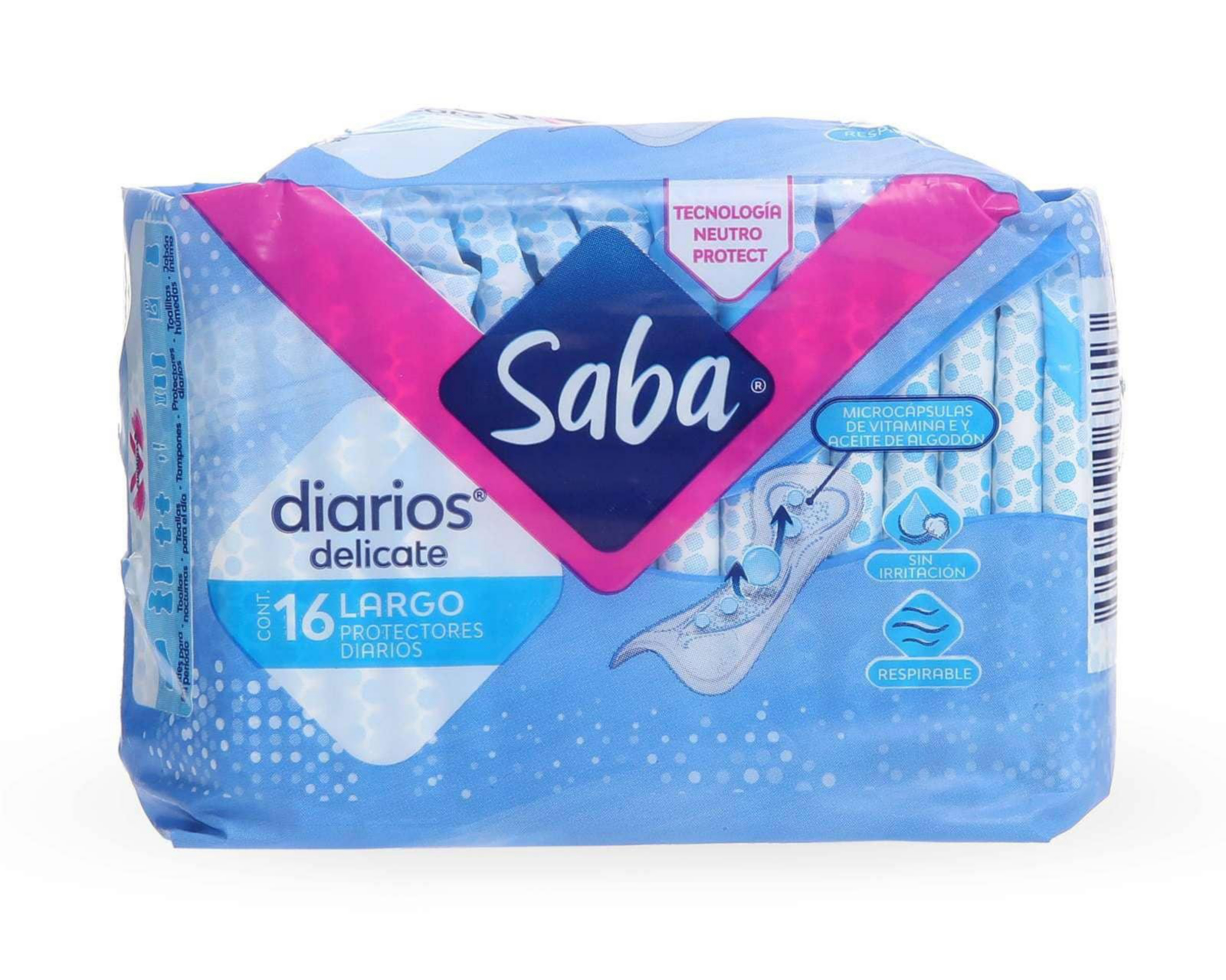 Protectores Saba Largos con 16 Piezas