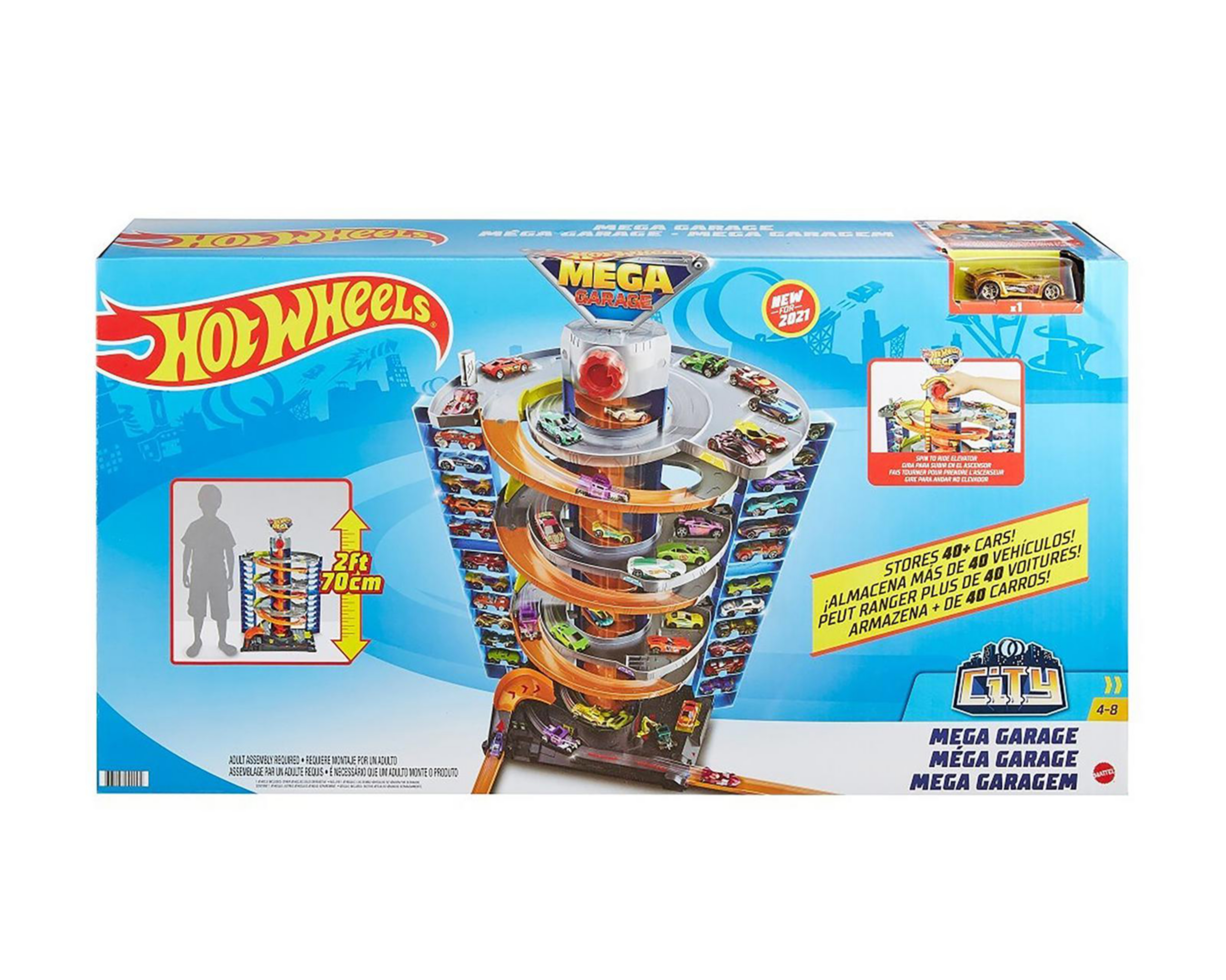 Foto 10 pulgar | Pista Hot Wheels Mega Garage