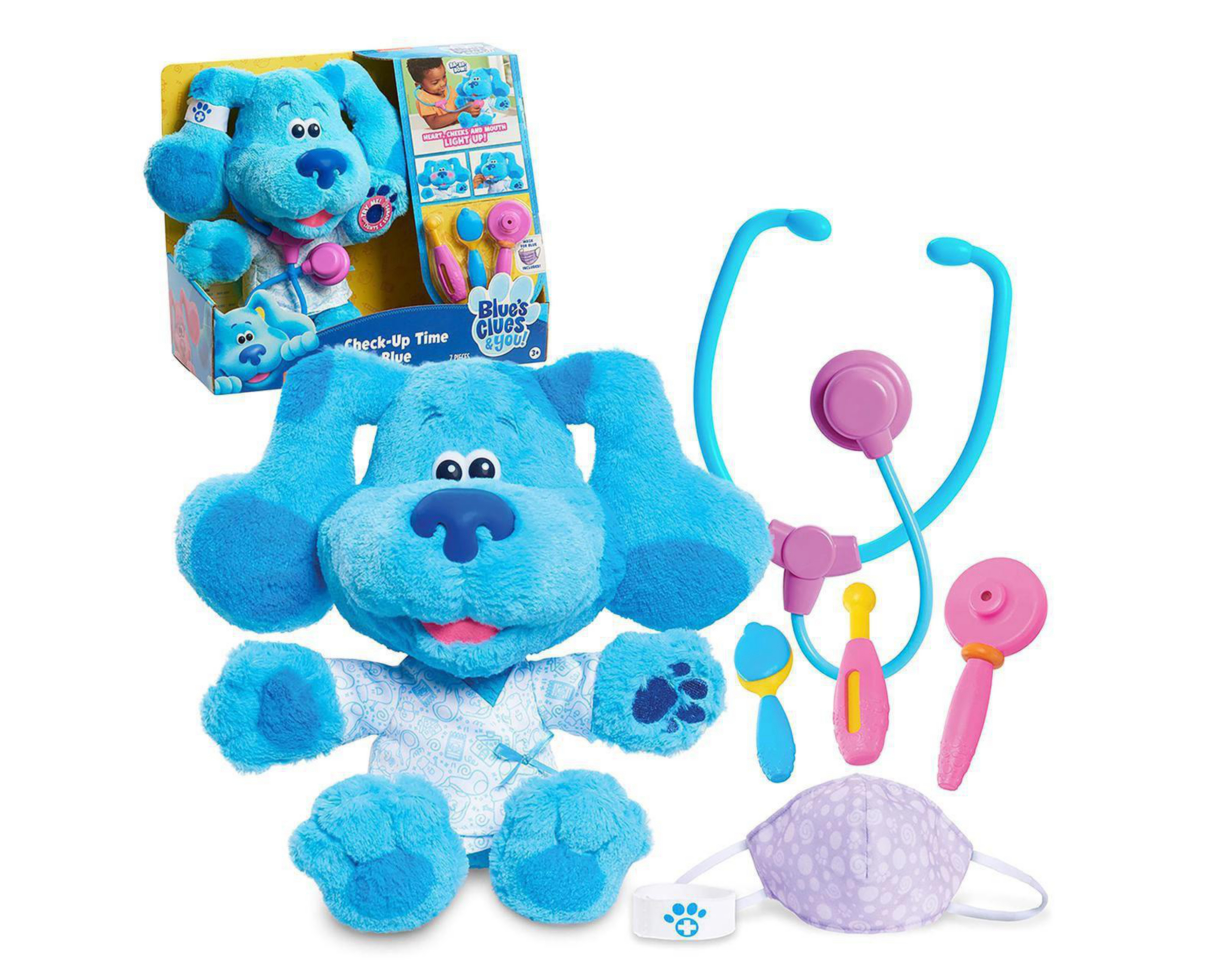 Foto 2 pulgar | Muñeco de Peluche Interactivo Check-Up Time Blue's Clues & You