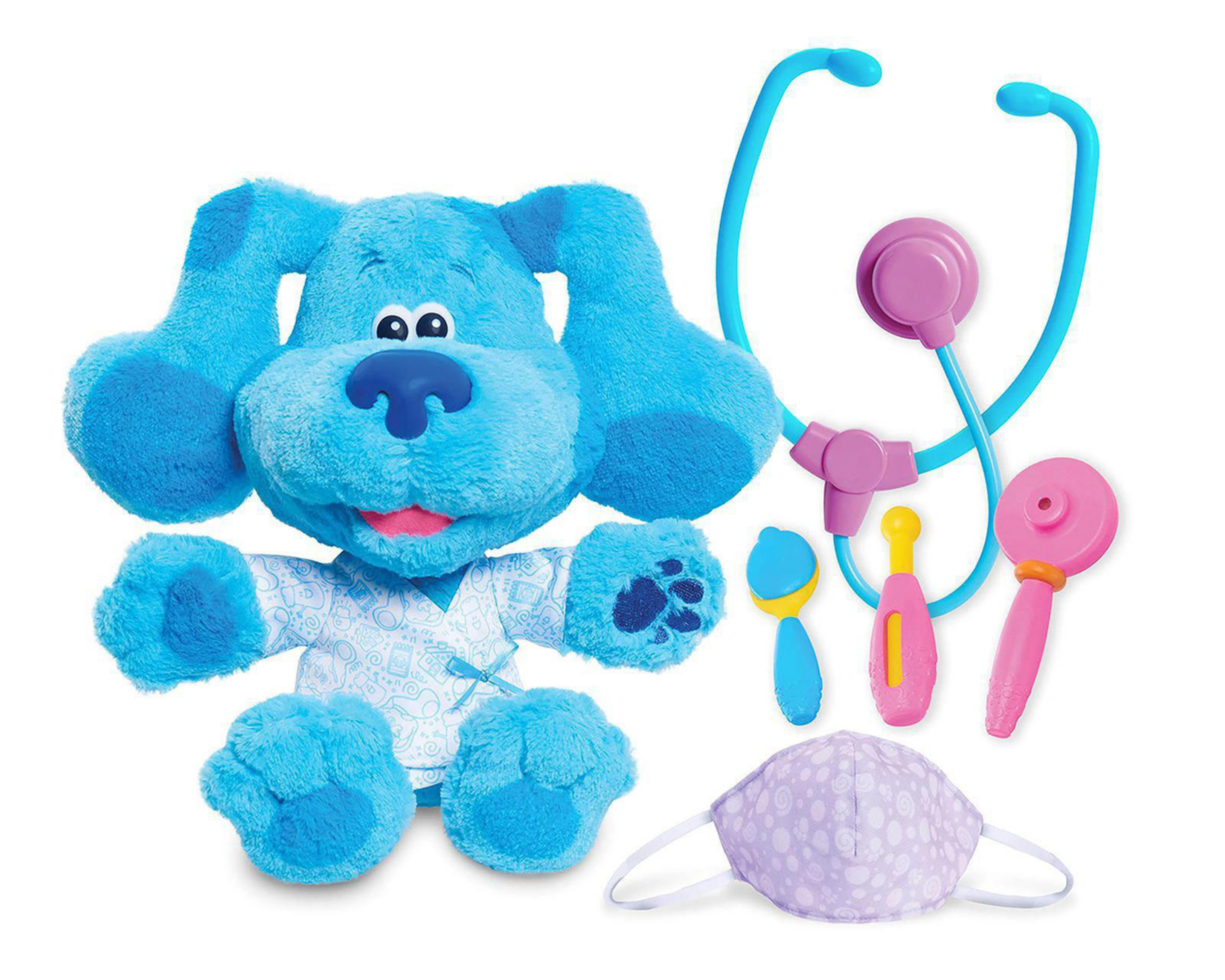 Foto 3 pulgar | Muñeco de Peluche Interactivo Check-Up Time Blue's Clues & You