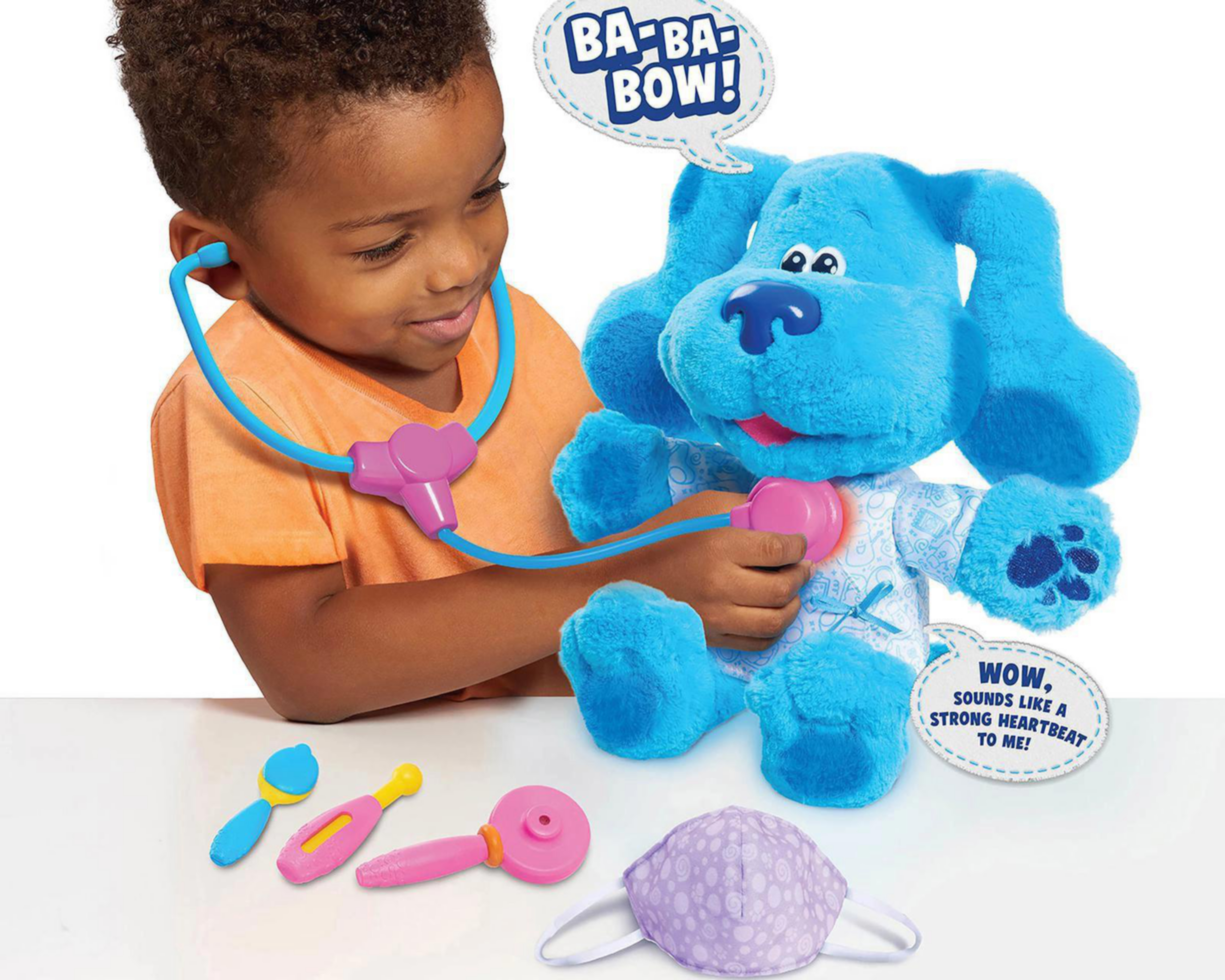 Foto 6 pulgar | Muñeco de Peluche Interactivo Check-Up Time Blue's Clues & You