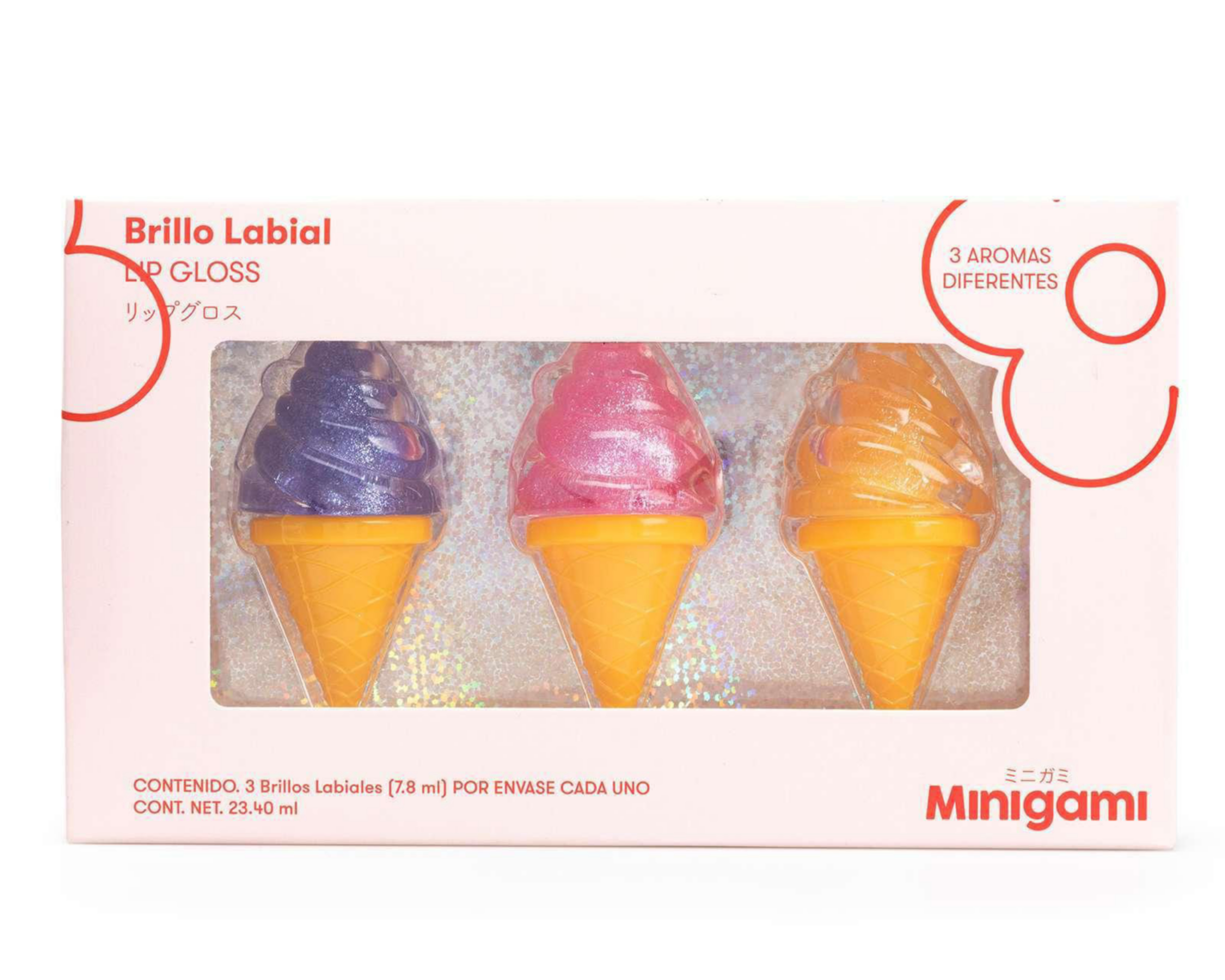 Brillos Labiales Minigami para Niña