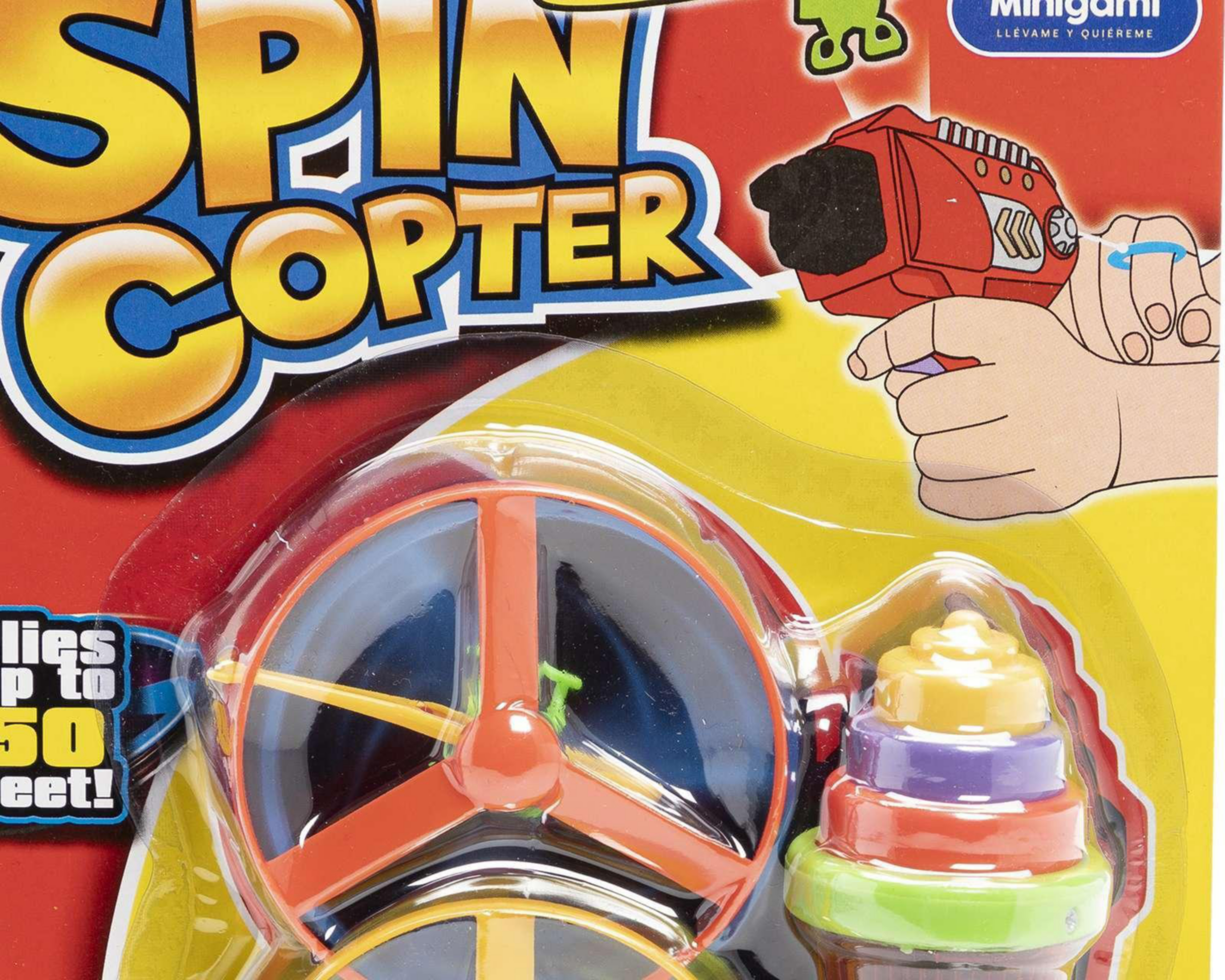 Foto 3 pulgar | Lanzador de Discos Minigami con Luz