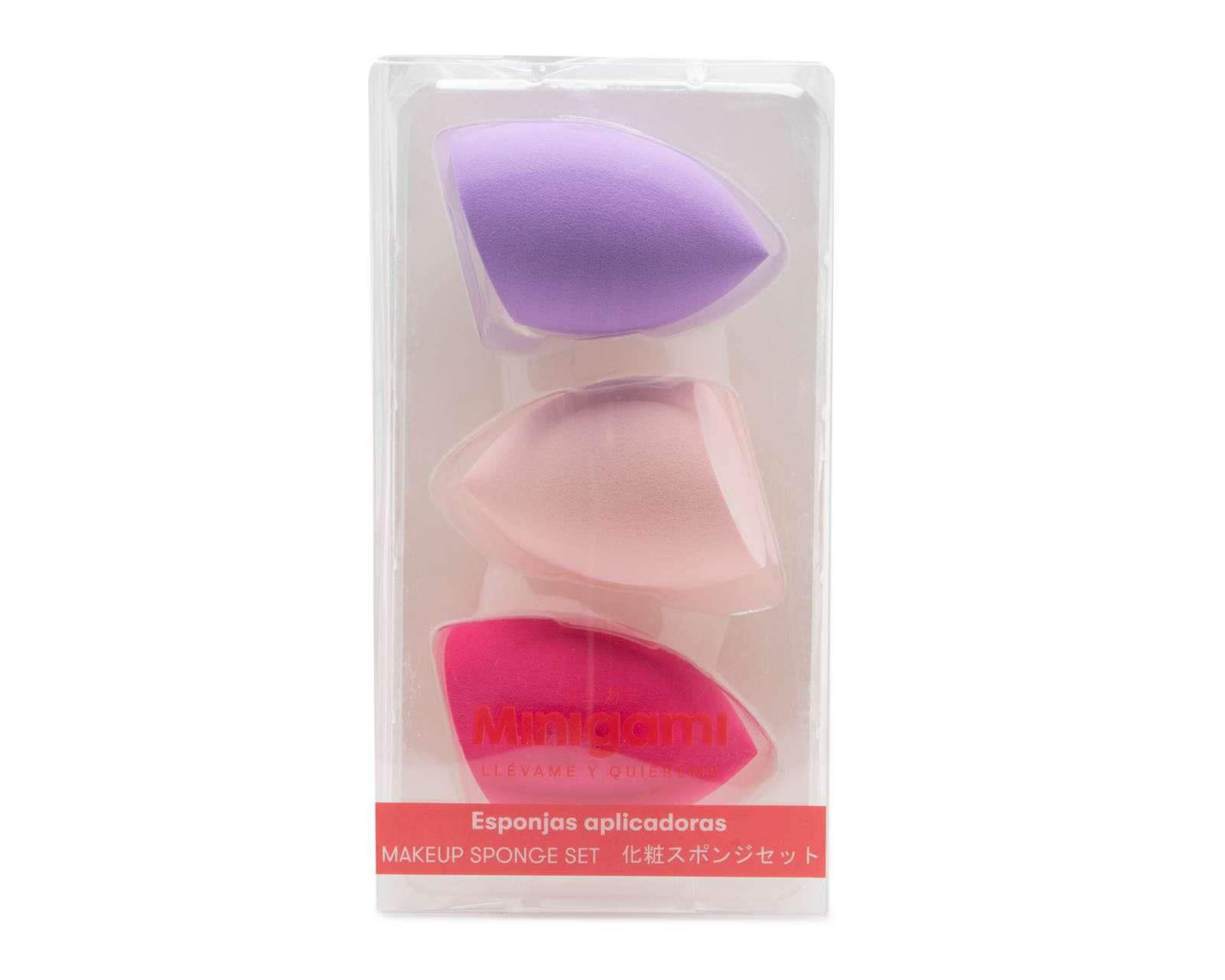 Esponjas para Maquillaje Minigami 3 Piezas