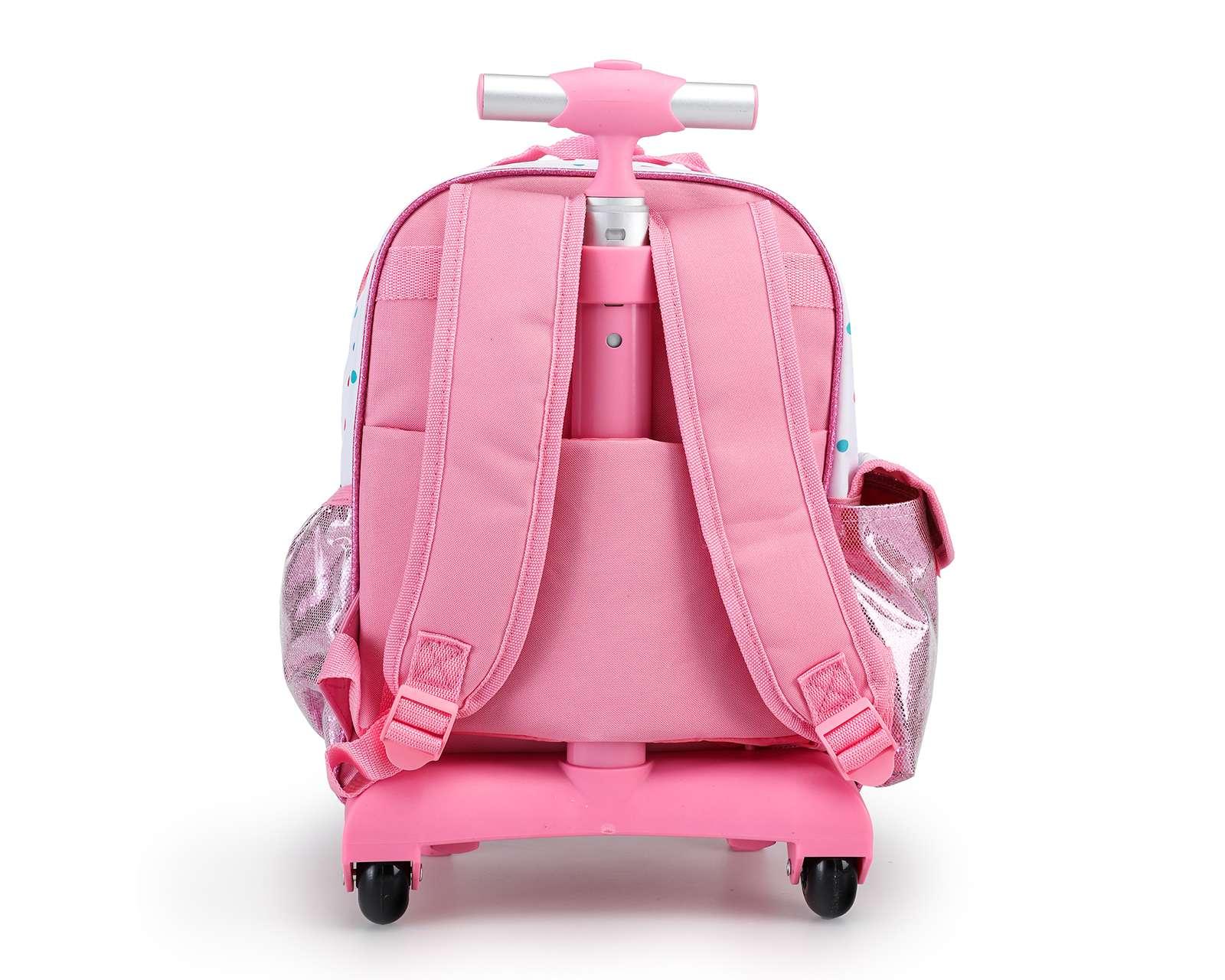 Foto 2 | Mochila con Ruedas Disney Rosa