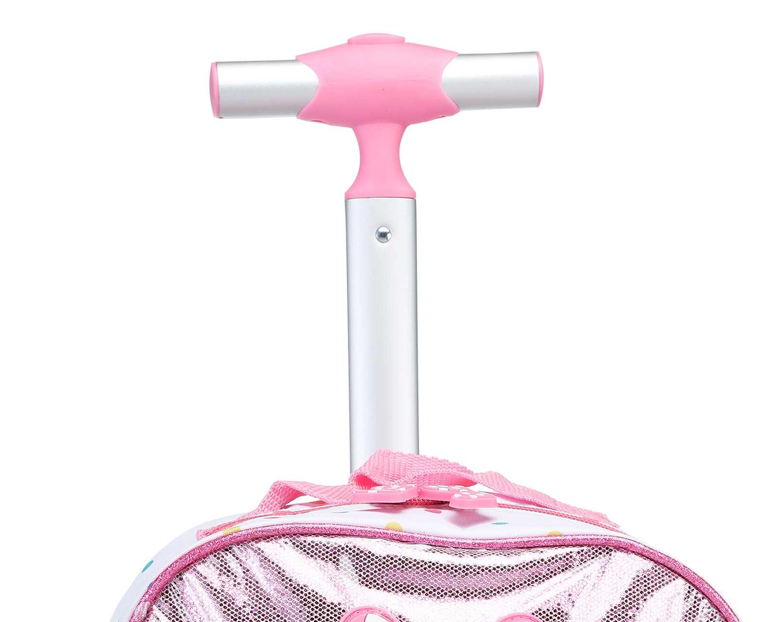 Foto 6 pulgar | Mochila con Ruedas Disney Rosa