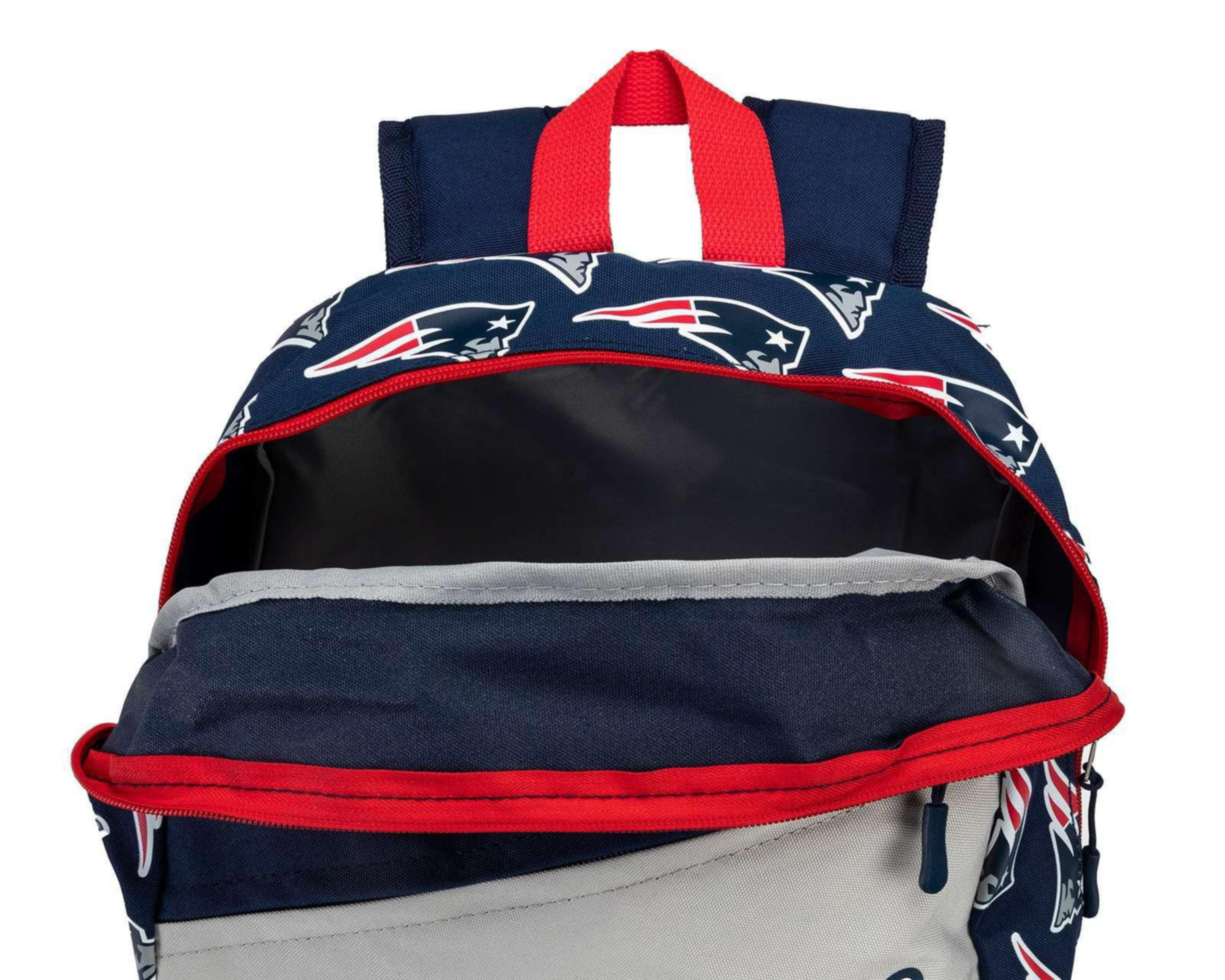 Foto 5 pulgar | Mochila NFL New England Patriots Gris