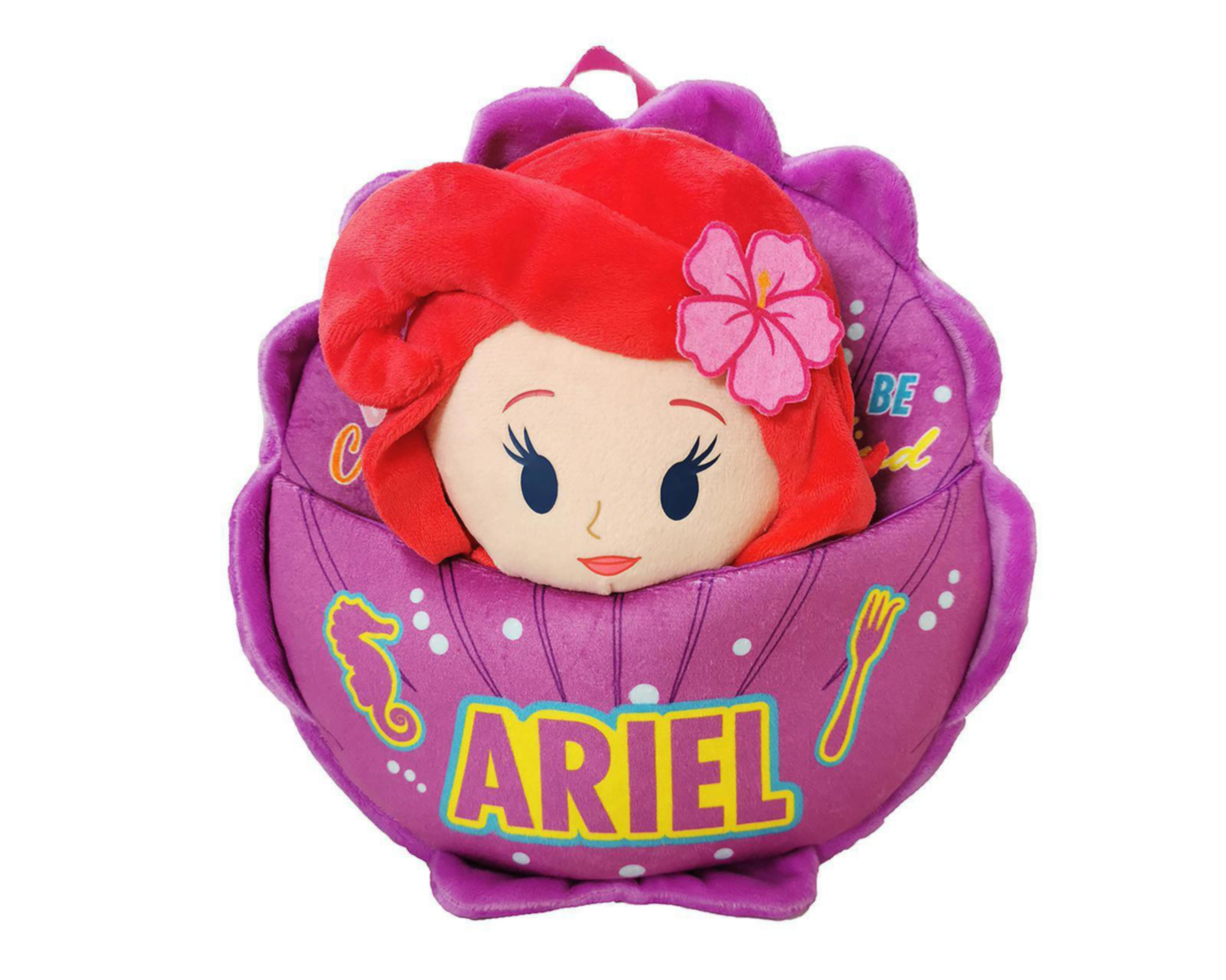 Foto 2 pulgar | Mochila con Peluche Disney Princesas Ariel