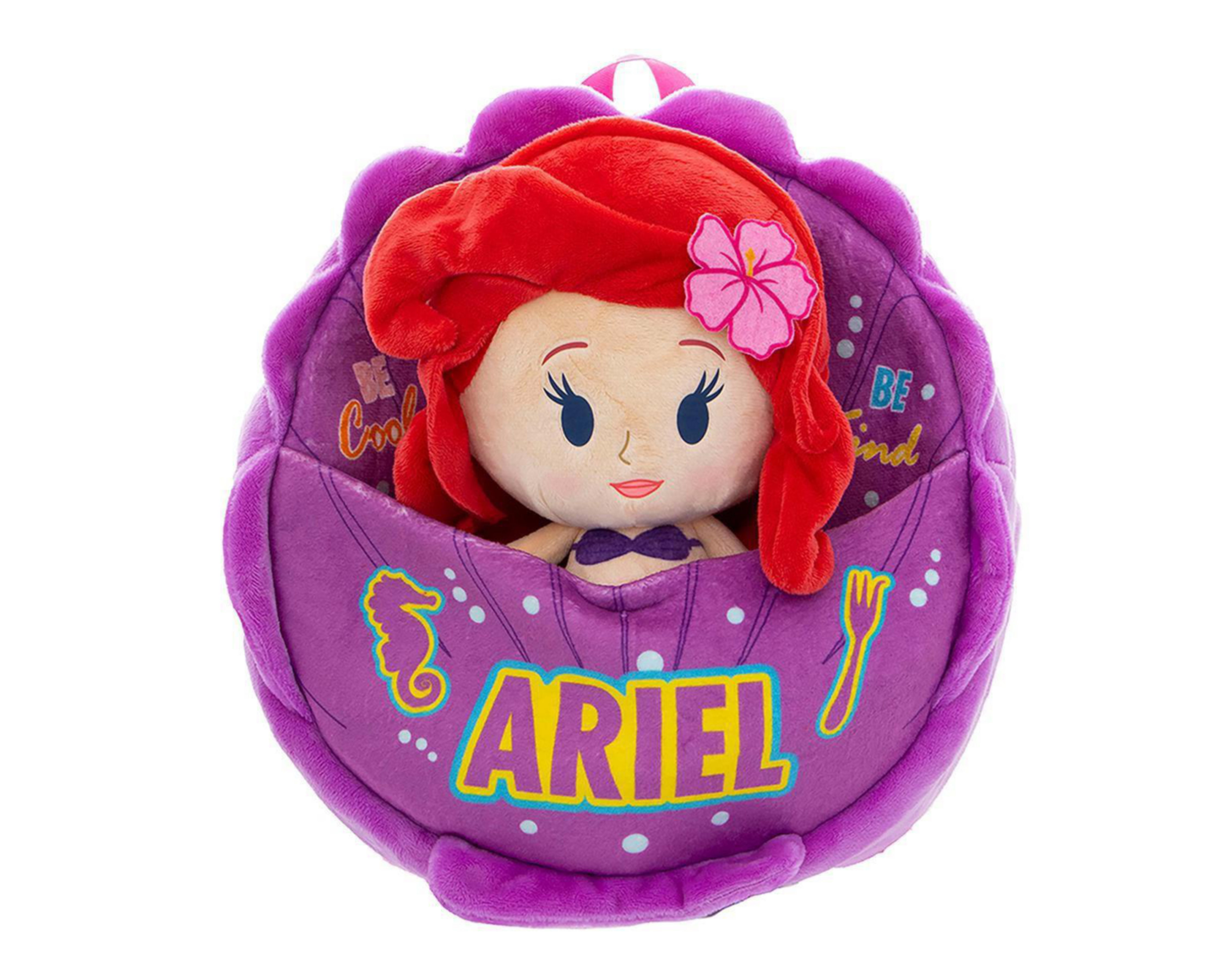 Foto 3 pulgar | Mochila con Peluche Disney Princesas Ariel