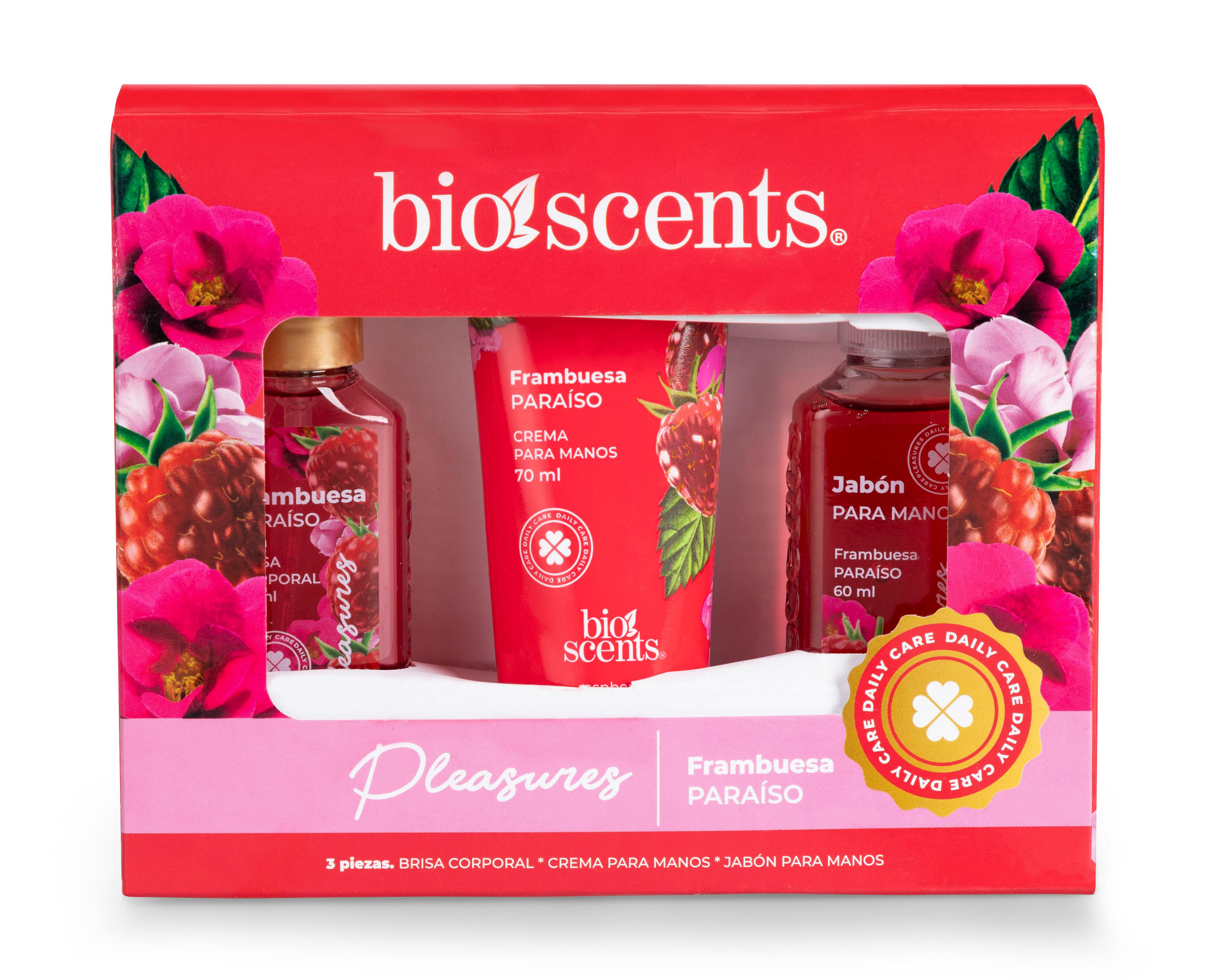 Estuche para Mujer Bioscents Frambuesa Paraíso 3 Piezas