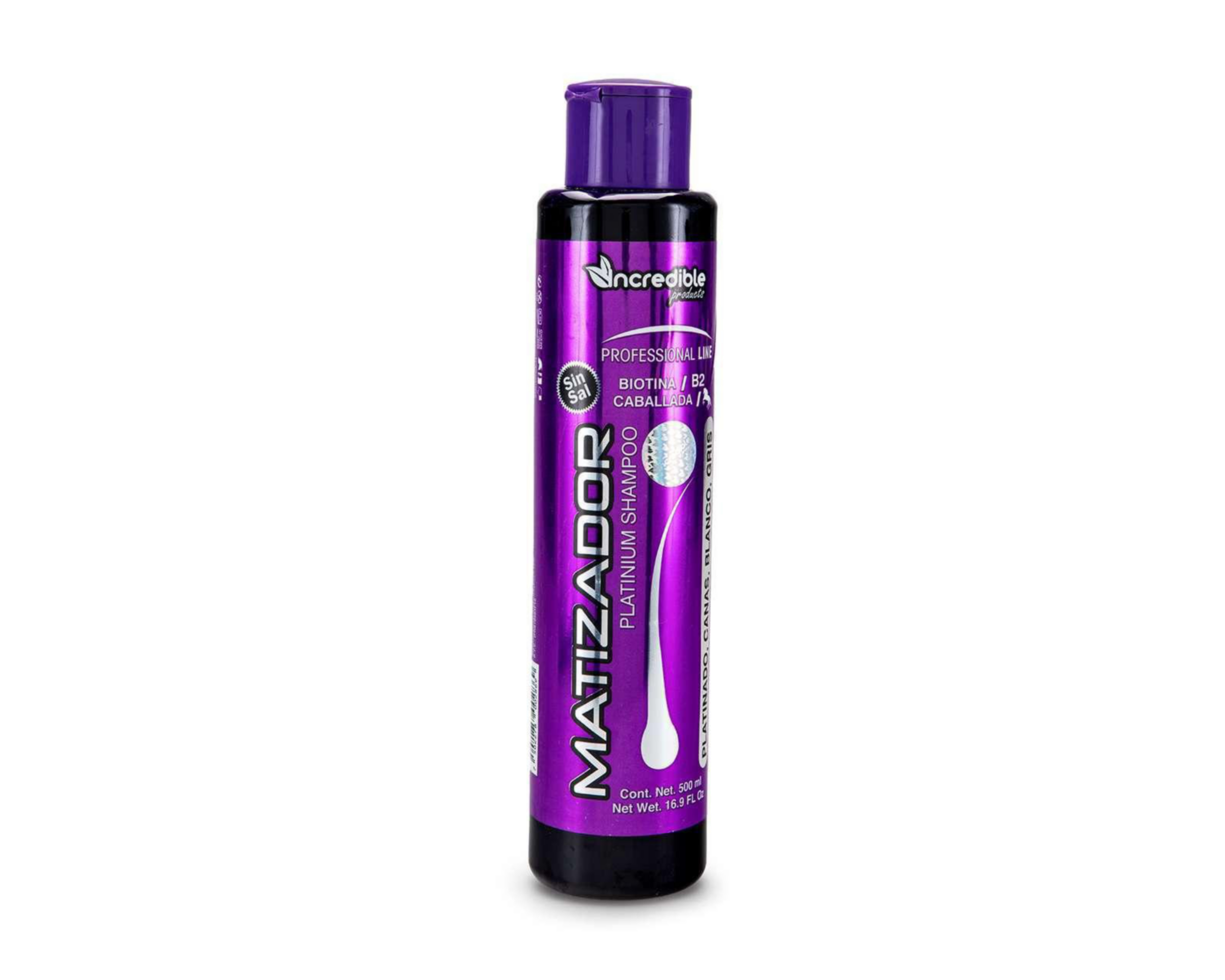 Foto 2 pulgar | Shampoo Incredible Products Matizador 500 ml