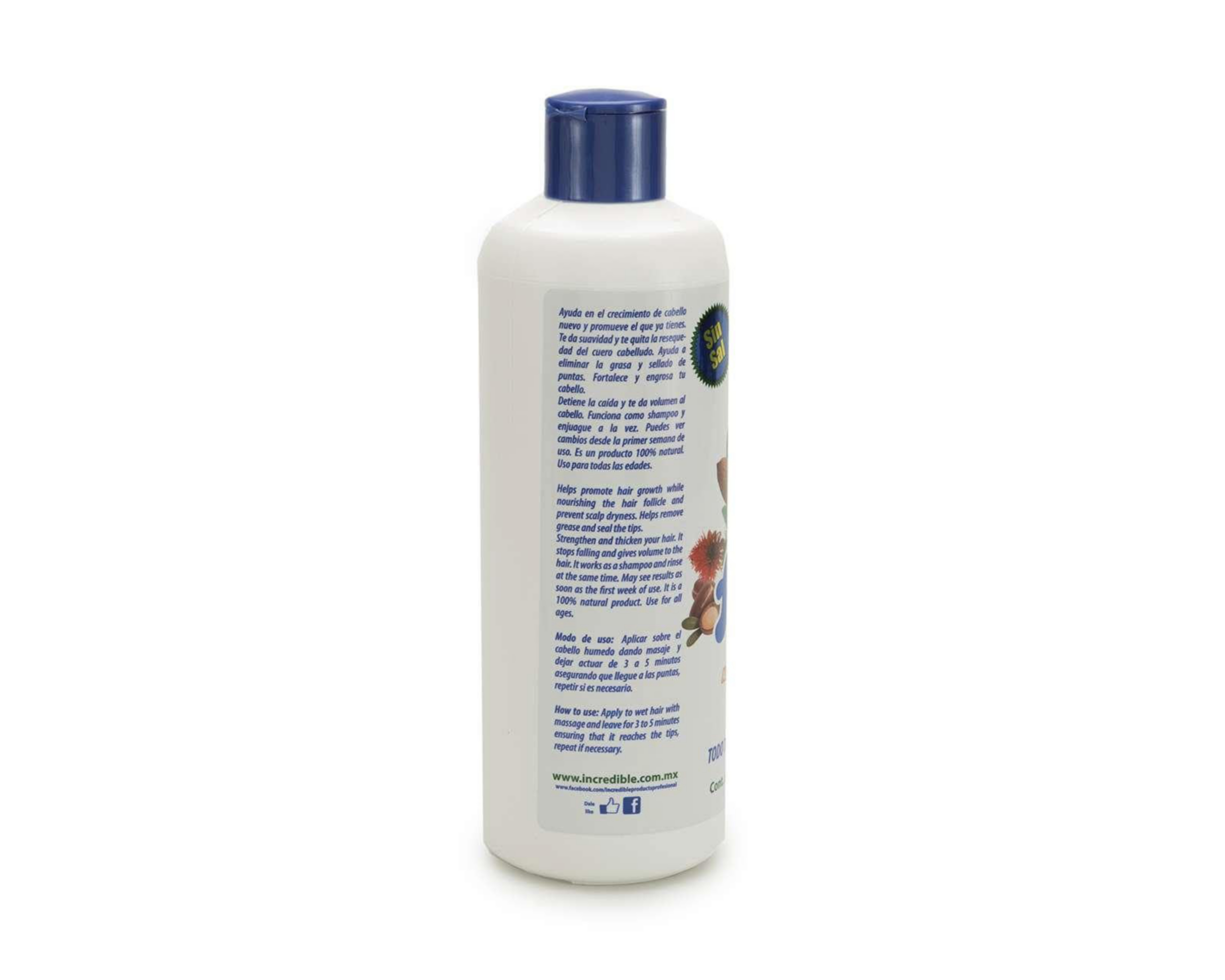 Foto 3 pulgar | Shampoo Incredible Products 7 Aceites 950 ml