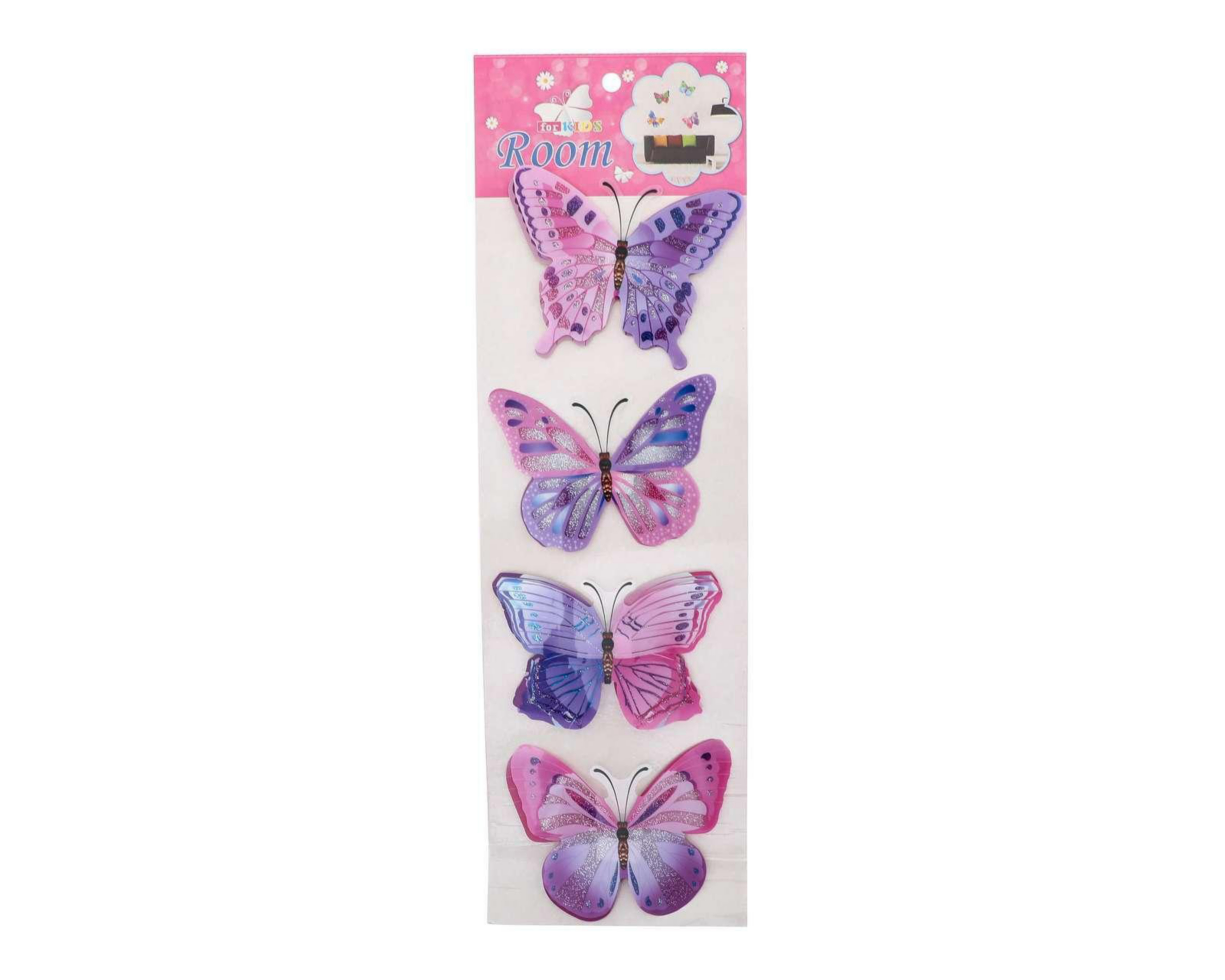 Calcamonías Decorativas Helenika Mariposas $29