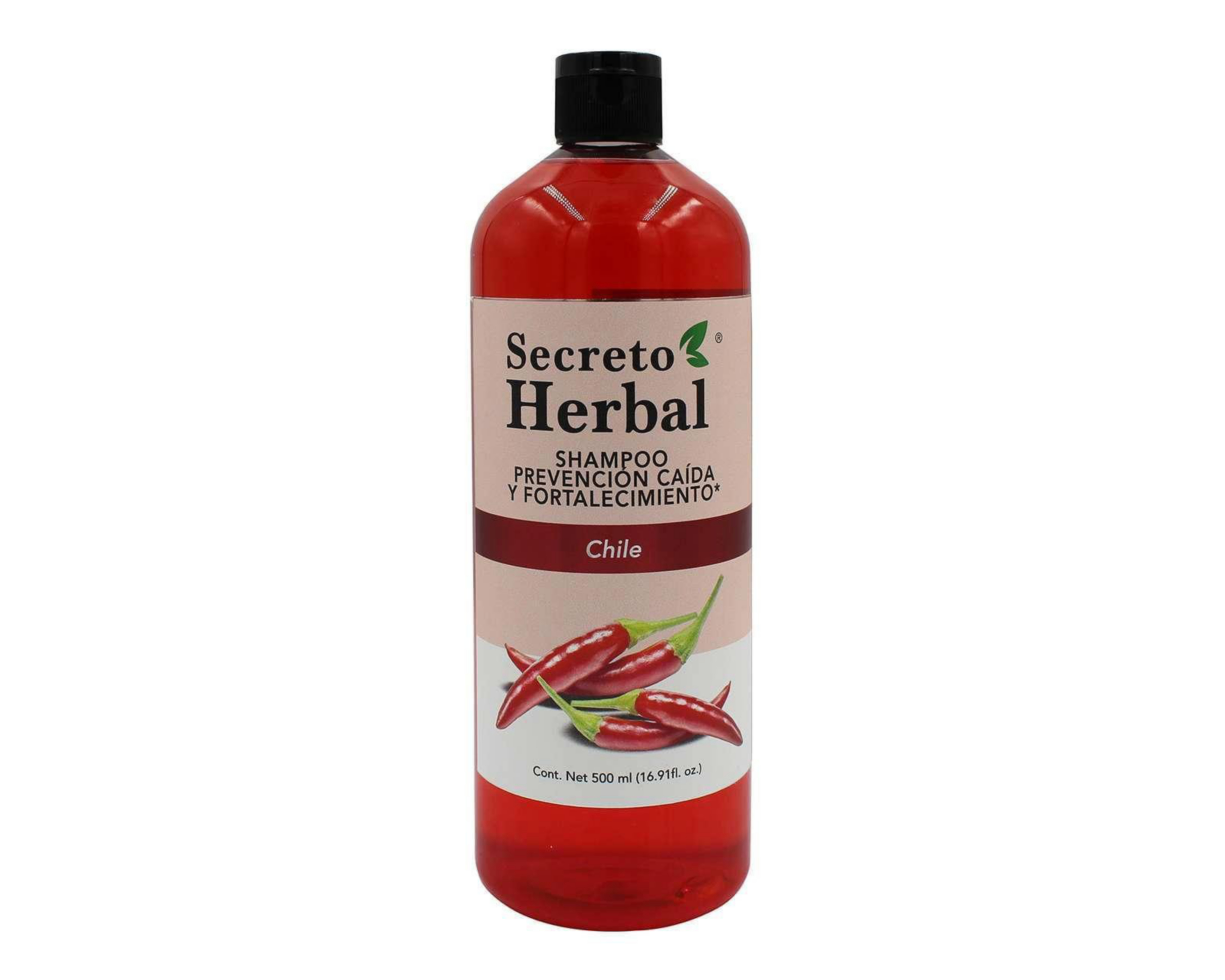 Foto 2 pulgar | Shampoo Secreto Herbal Prevención Caída y Fortalecimiento con Chile 500 ml