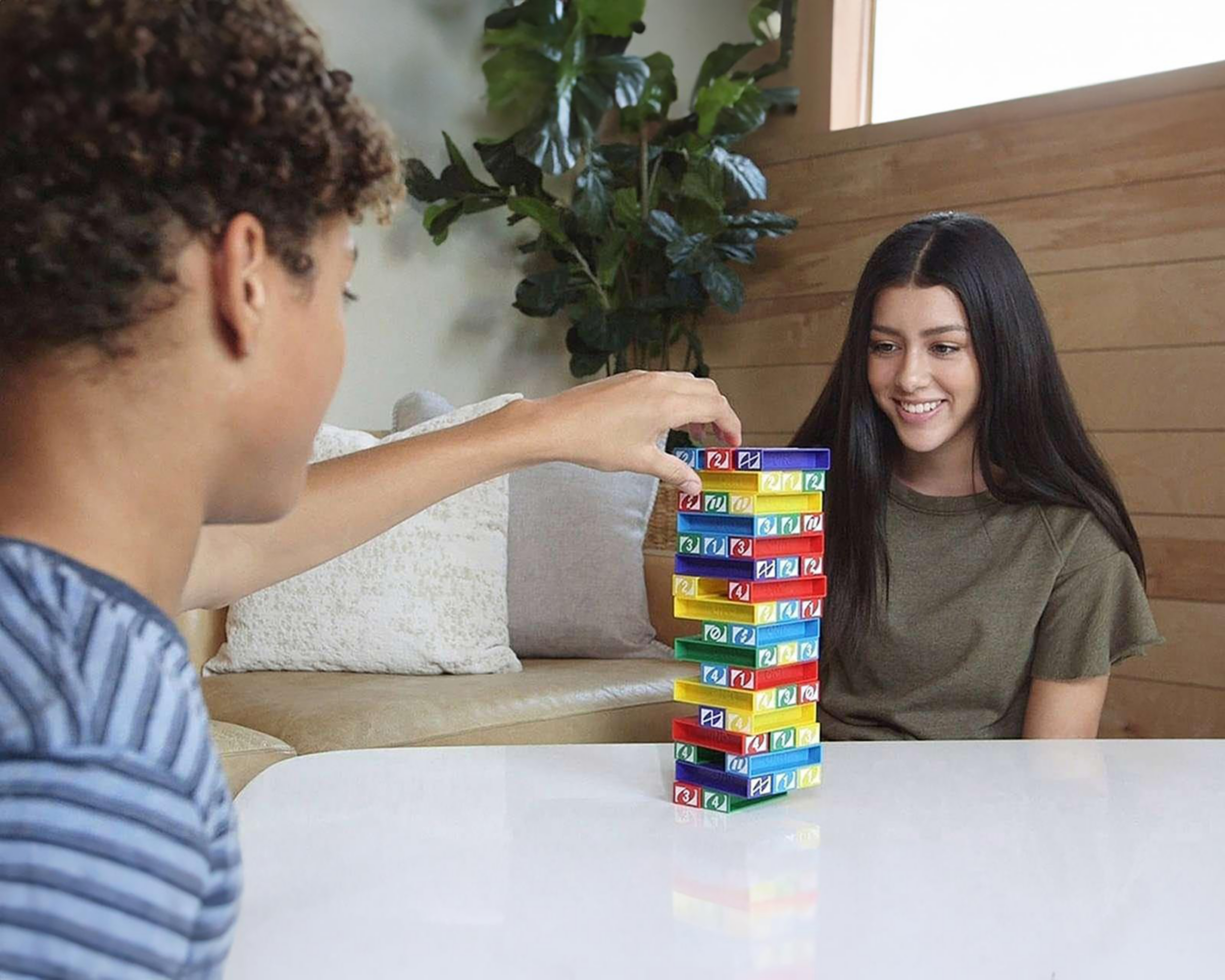 Foto 6 pulgar | Juego de Mesa Uno Stacko Mattel