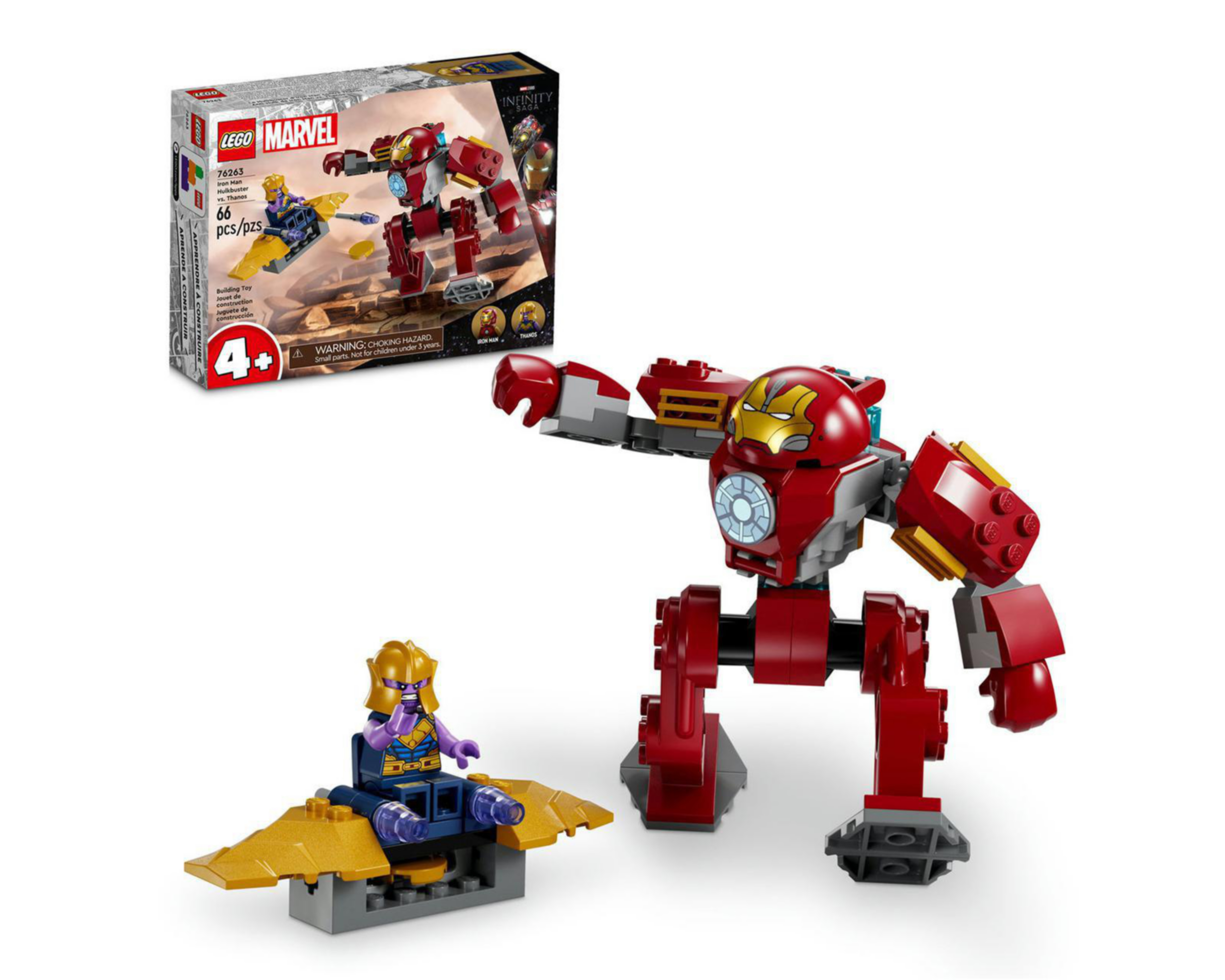 Foto 2 pulgar | LEGO Marvel: Hulkbuster de Iron Man vs. Thanos