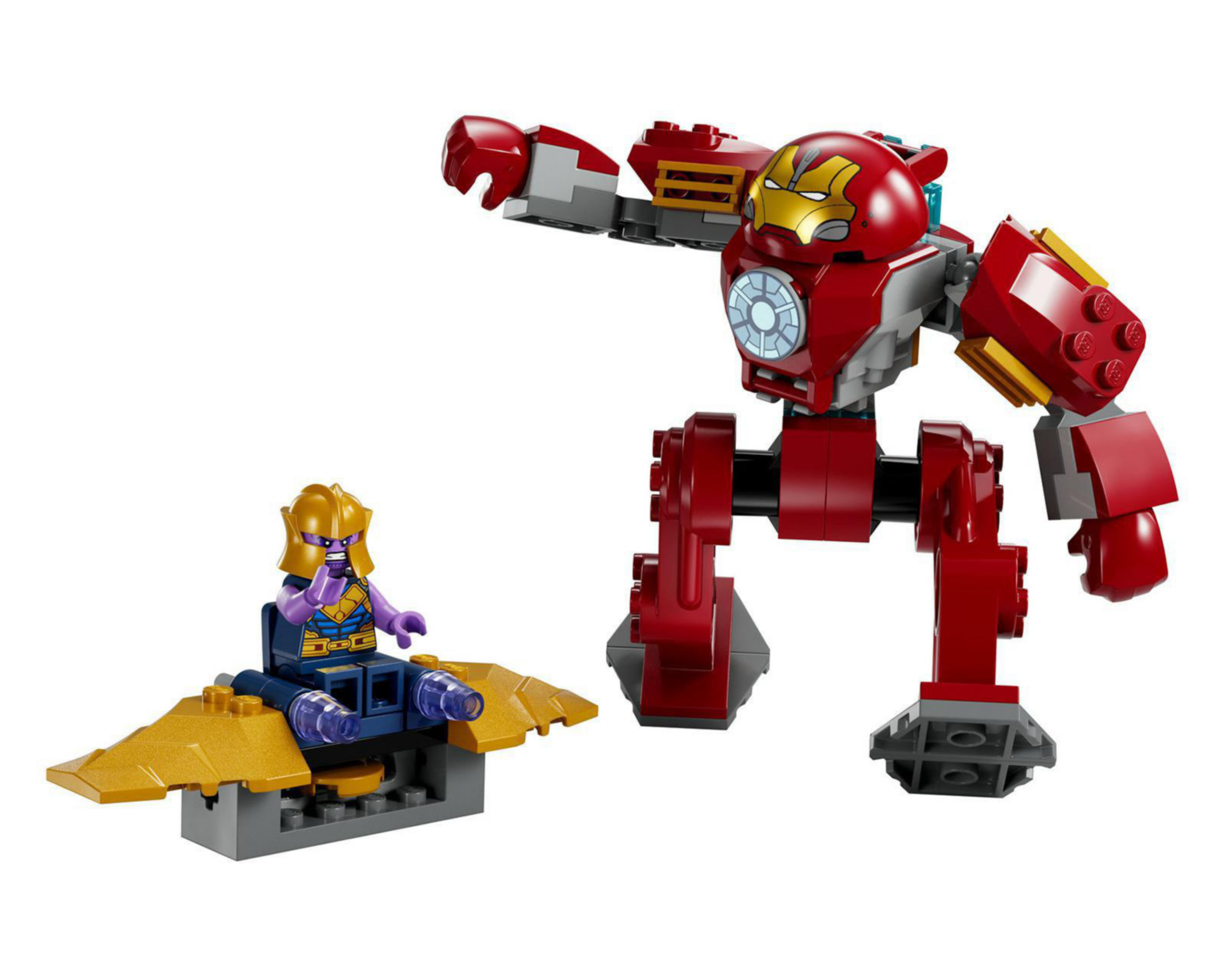 Foto 4 pulgar | LEGO Marvel: Hulkbuster de Iron Man vs. Thanos