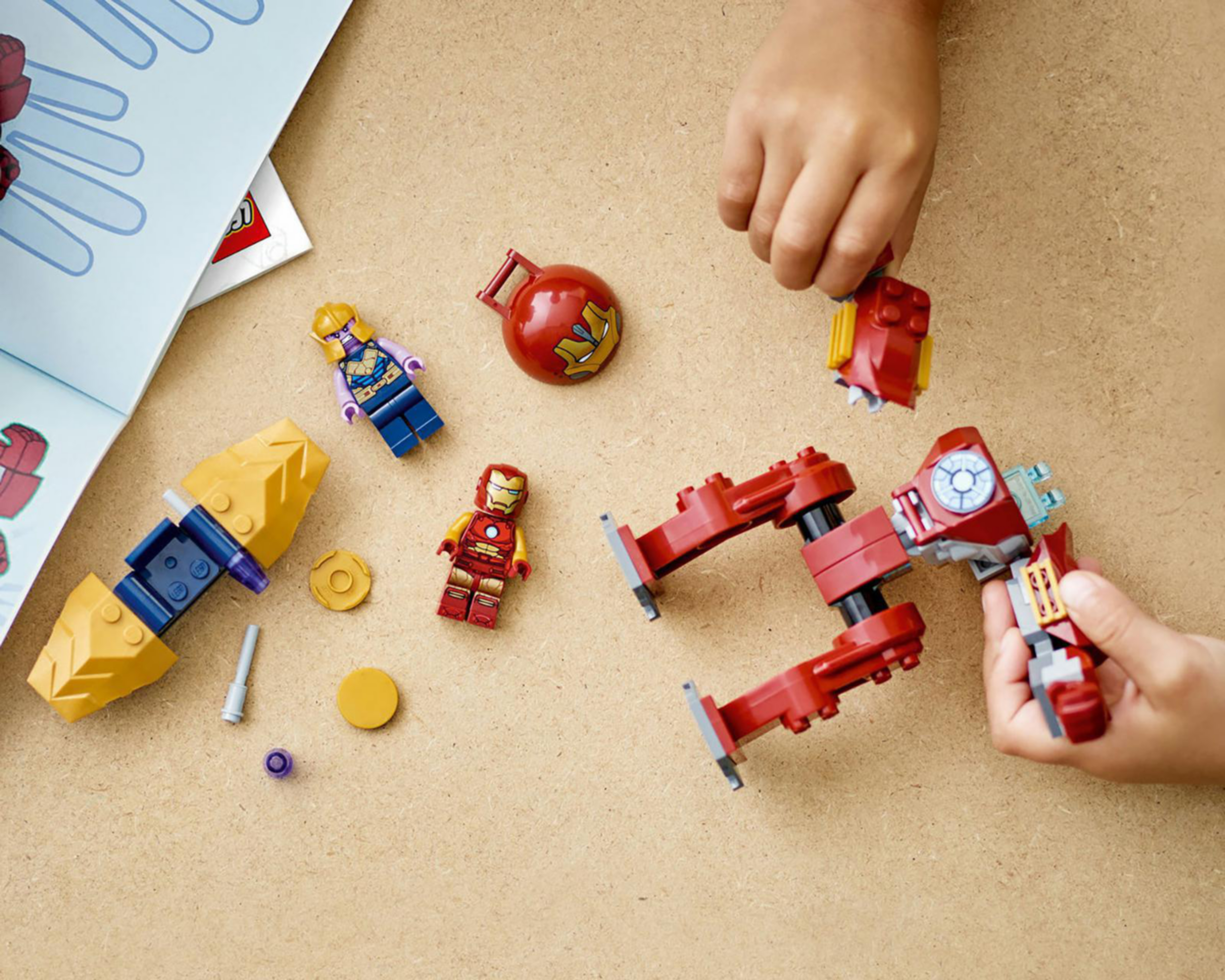 Foto 5 pulgar | LEGO Marvel: Hulkbuster de Iron Man vs. Thanos