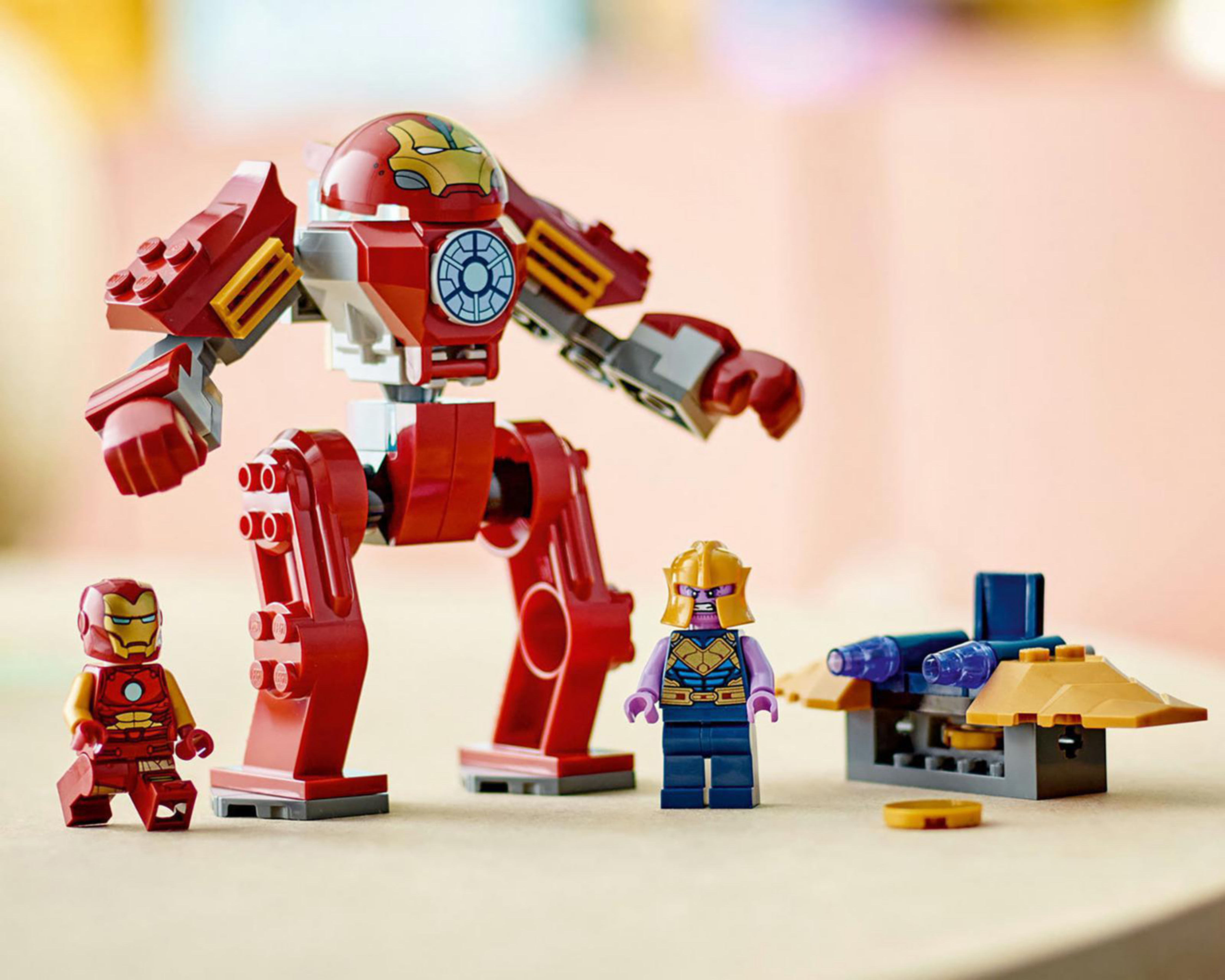 Foto 7 pulgar | LEGO Marvel: Hulkbuster de Iron Man vs. Thanos