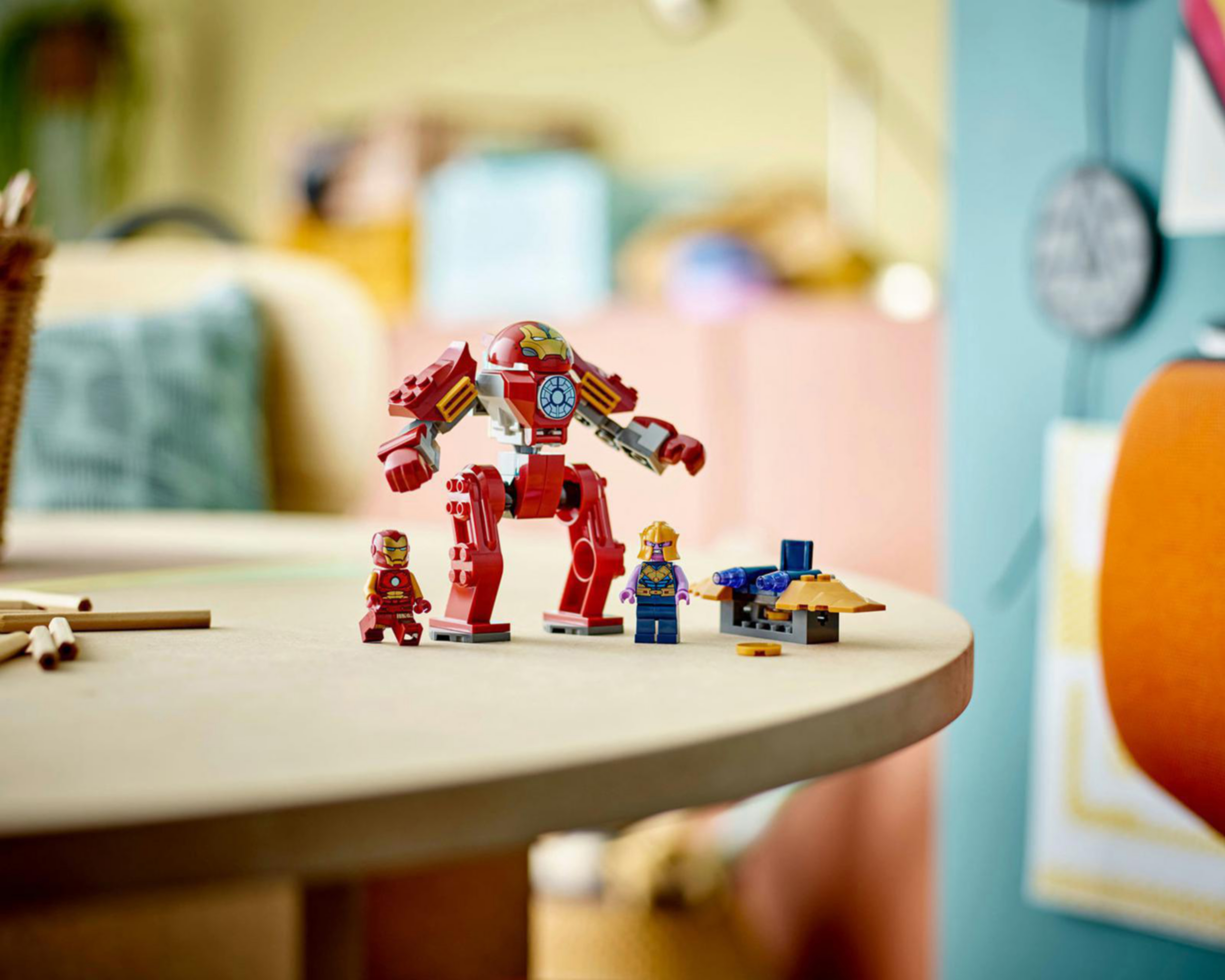 Foto 9 pulgar | LEGO Marvel: Hulkbuster de Iron Man vs. Thanos