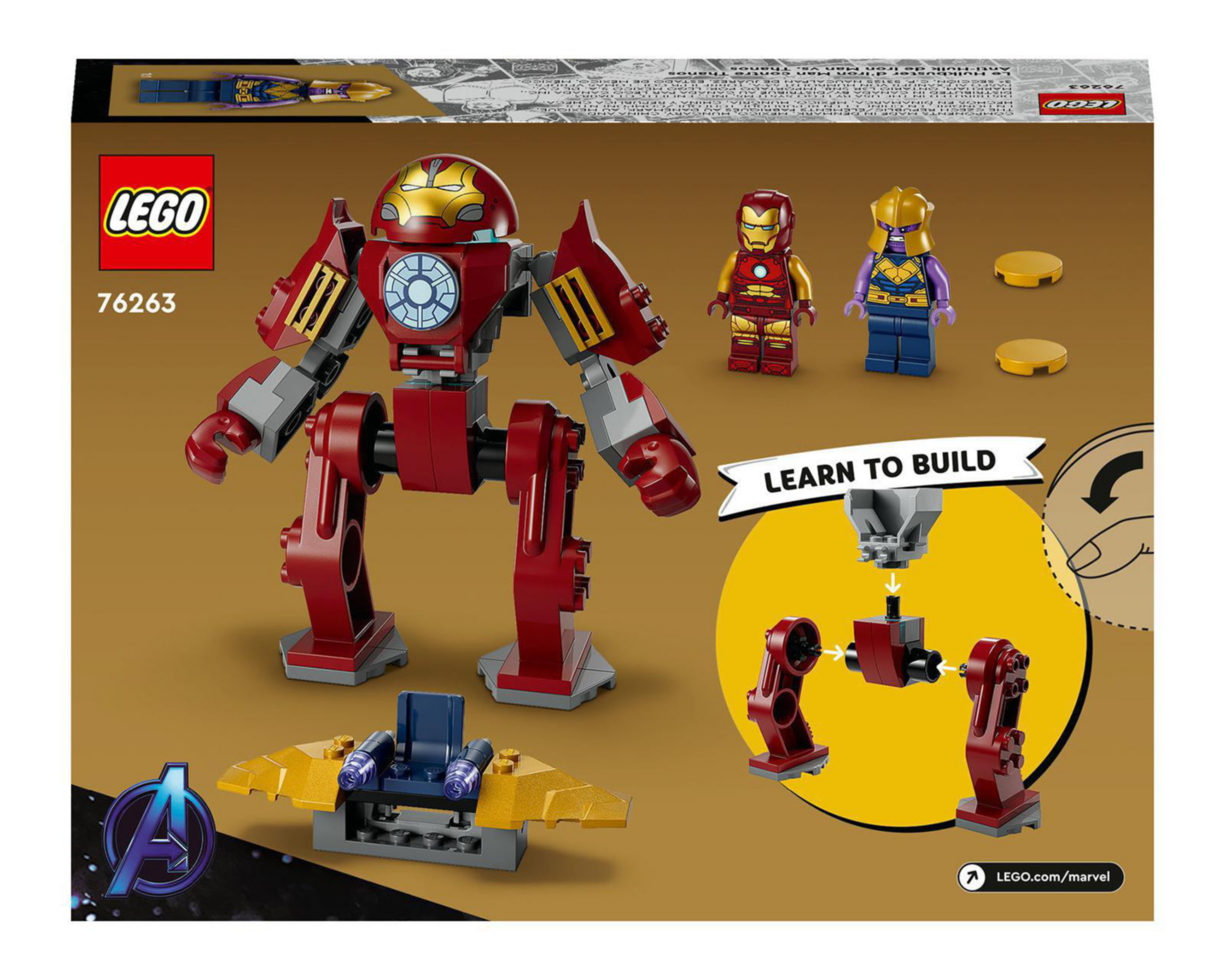 Foto 10 pulgar | LEGO Marvel: Hulkbuster de Iron Man vs. Thanos