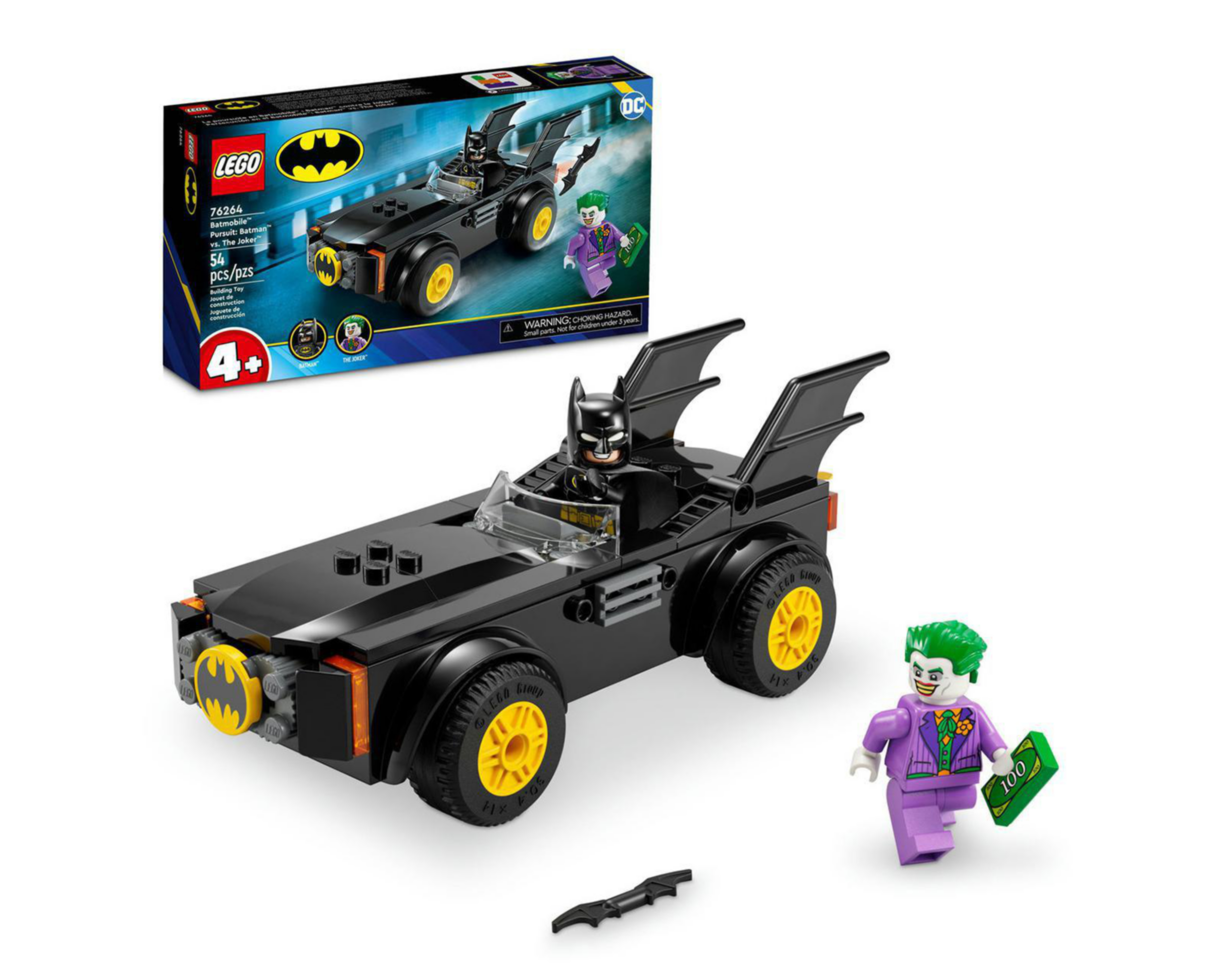 Foto 2 pulgar | LEGO DC Persecución en el Batmobile: Batman vs. The Joker