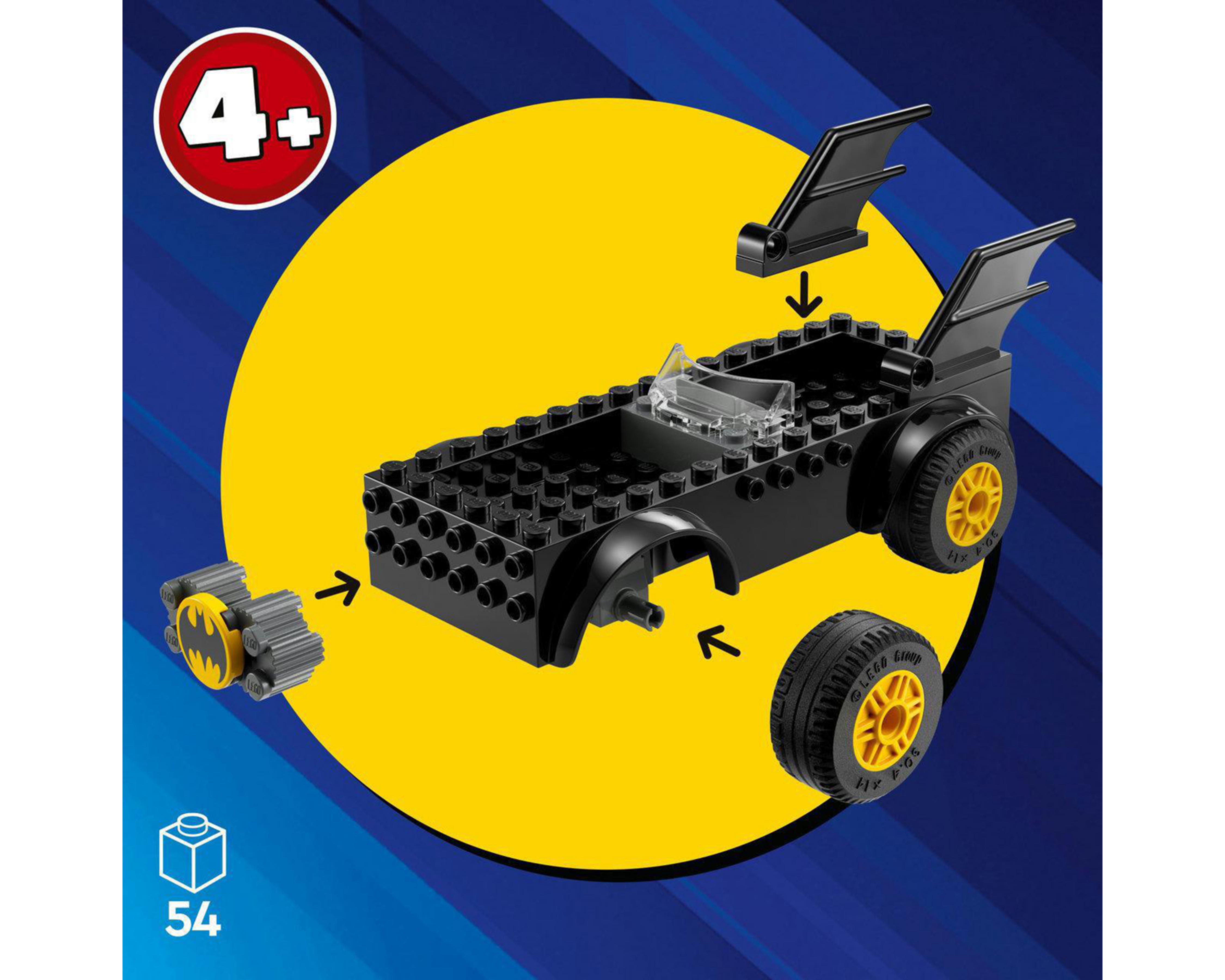 Foto 8 pulgar | LEGO DC Persecución en el Batmobile: Batman vs. The Joker