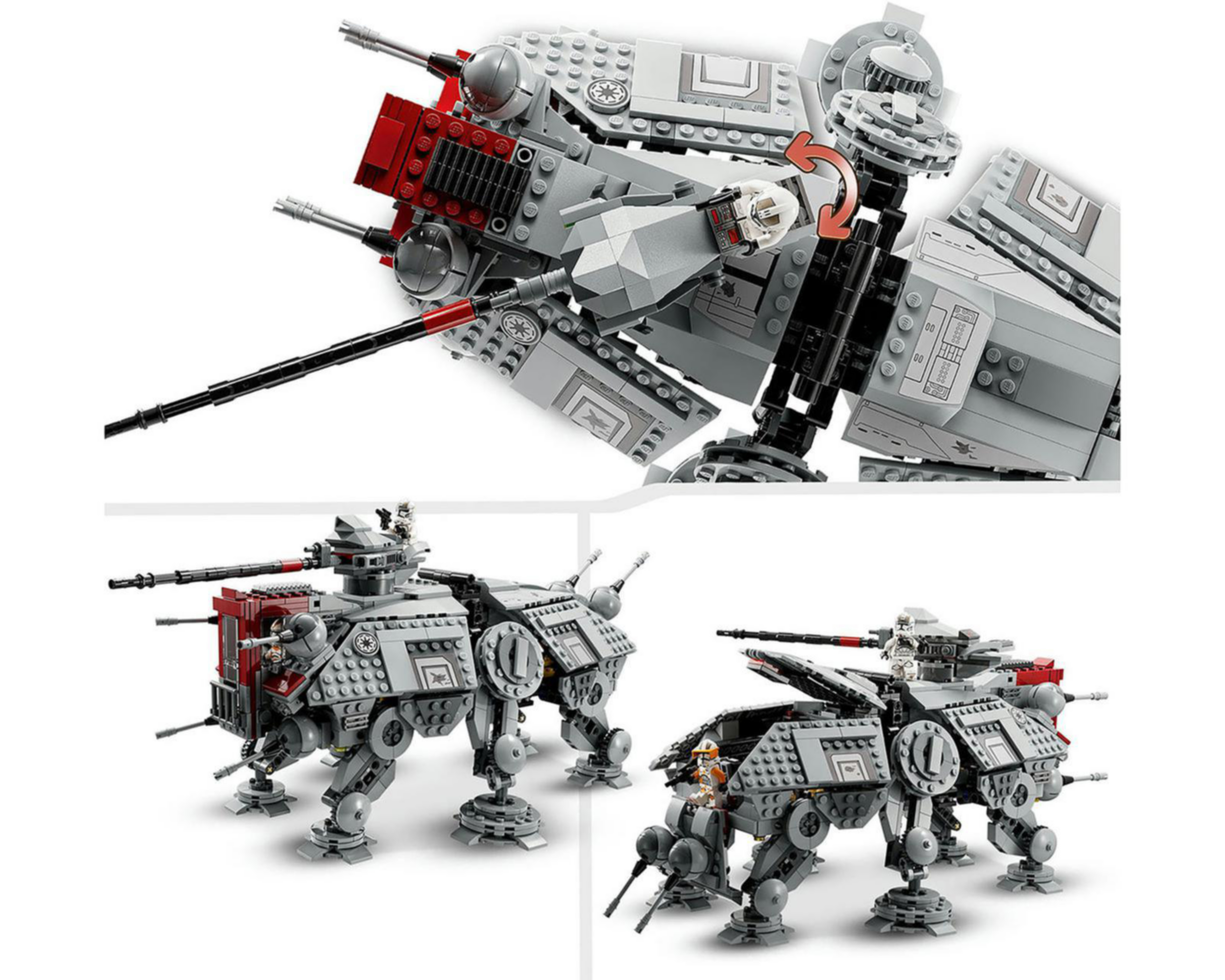 Foto 8 pulgar | LEGO Star Wars: AT-TE Walker