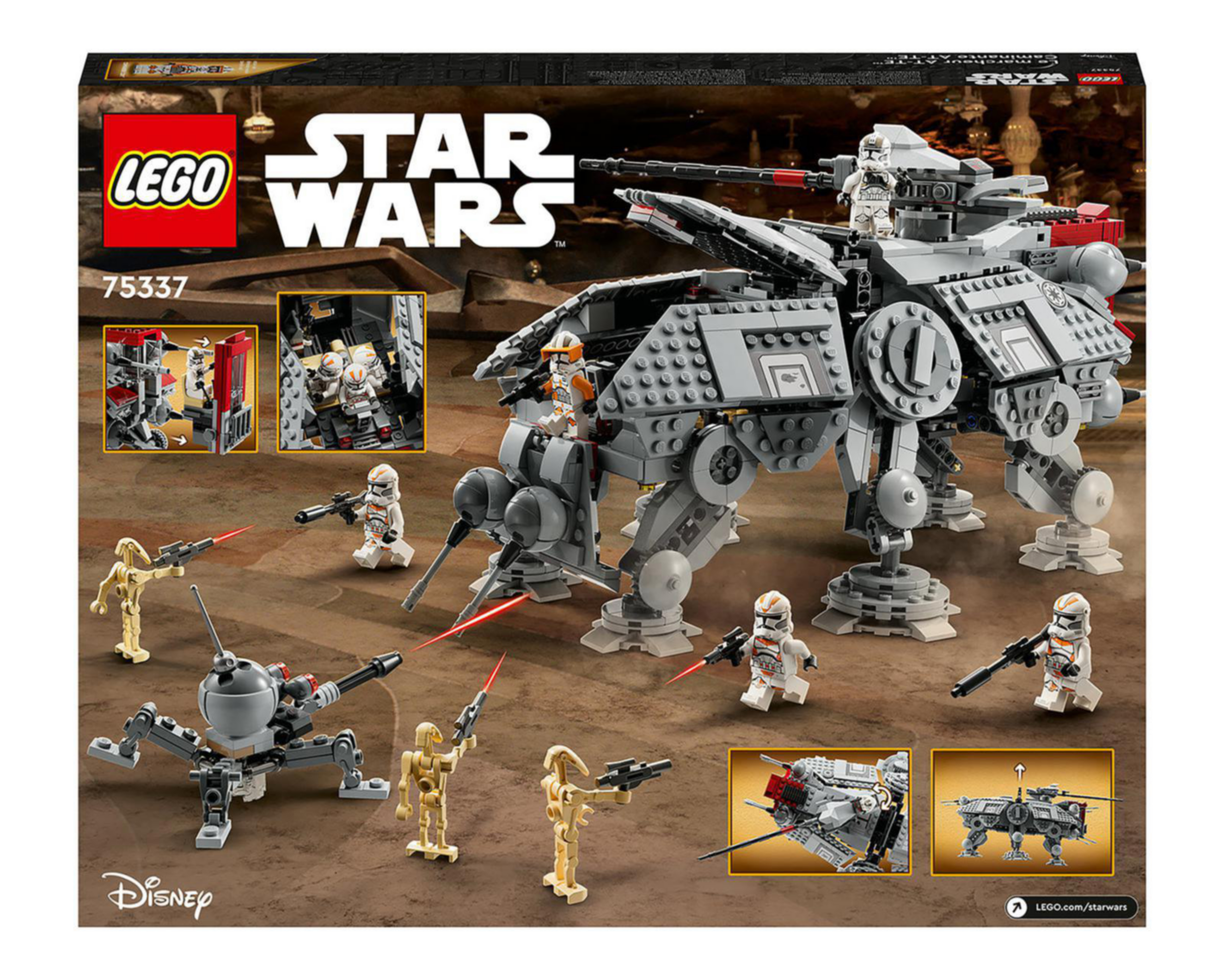 Foto 10 pulgar | LEGO Star Wars: AT-TE Walker