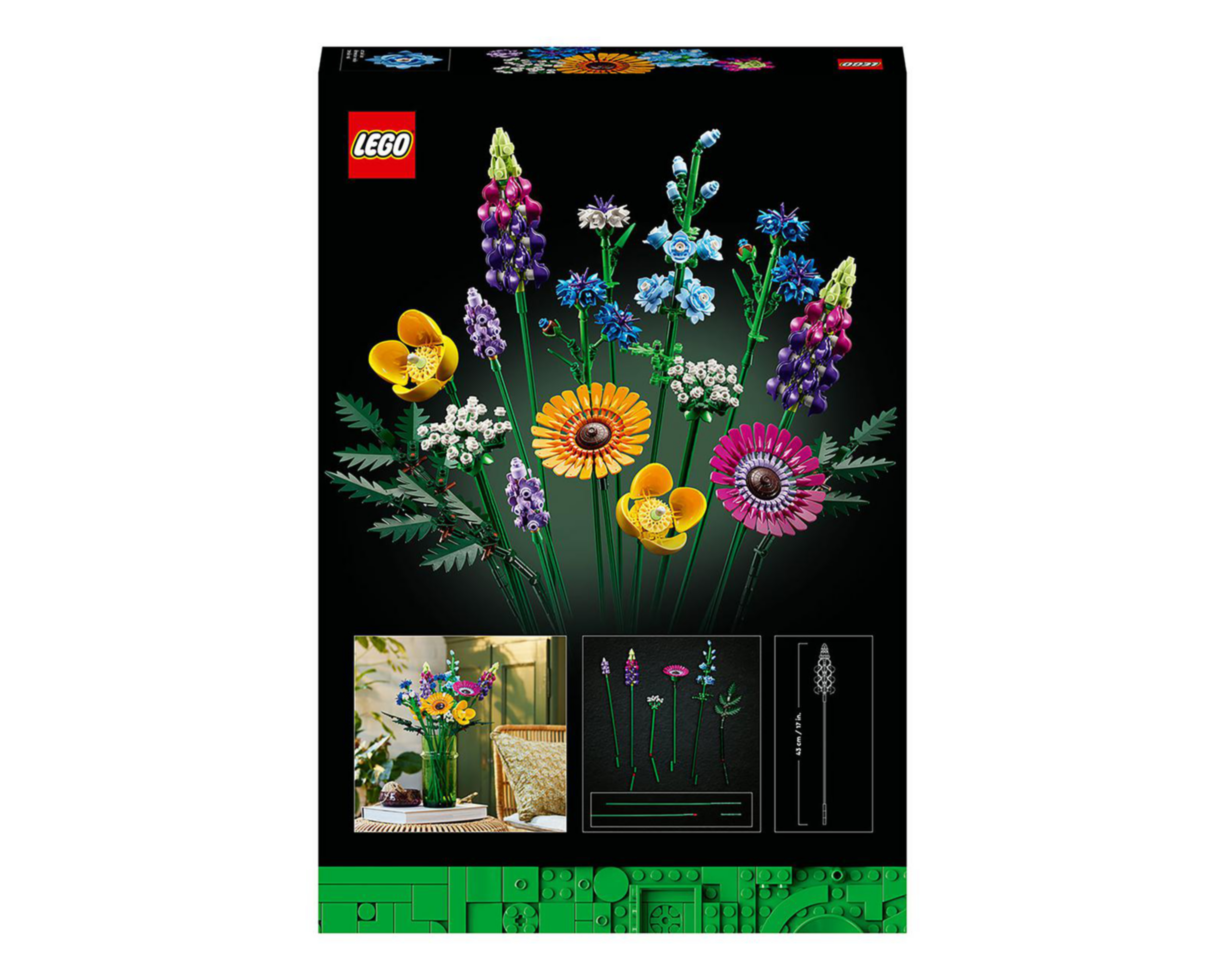 Foto 10 pulgar | LEGO Icons: Ramo de Flores Silvestres