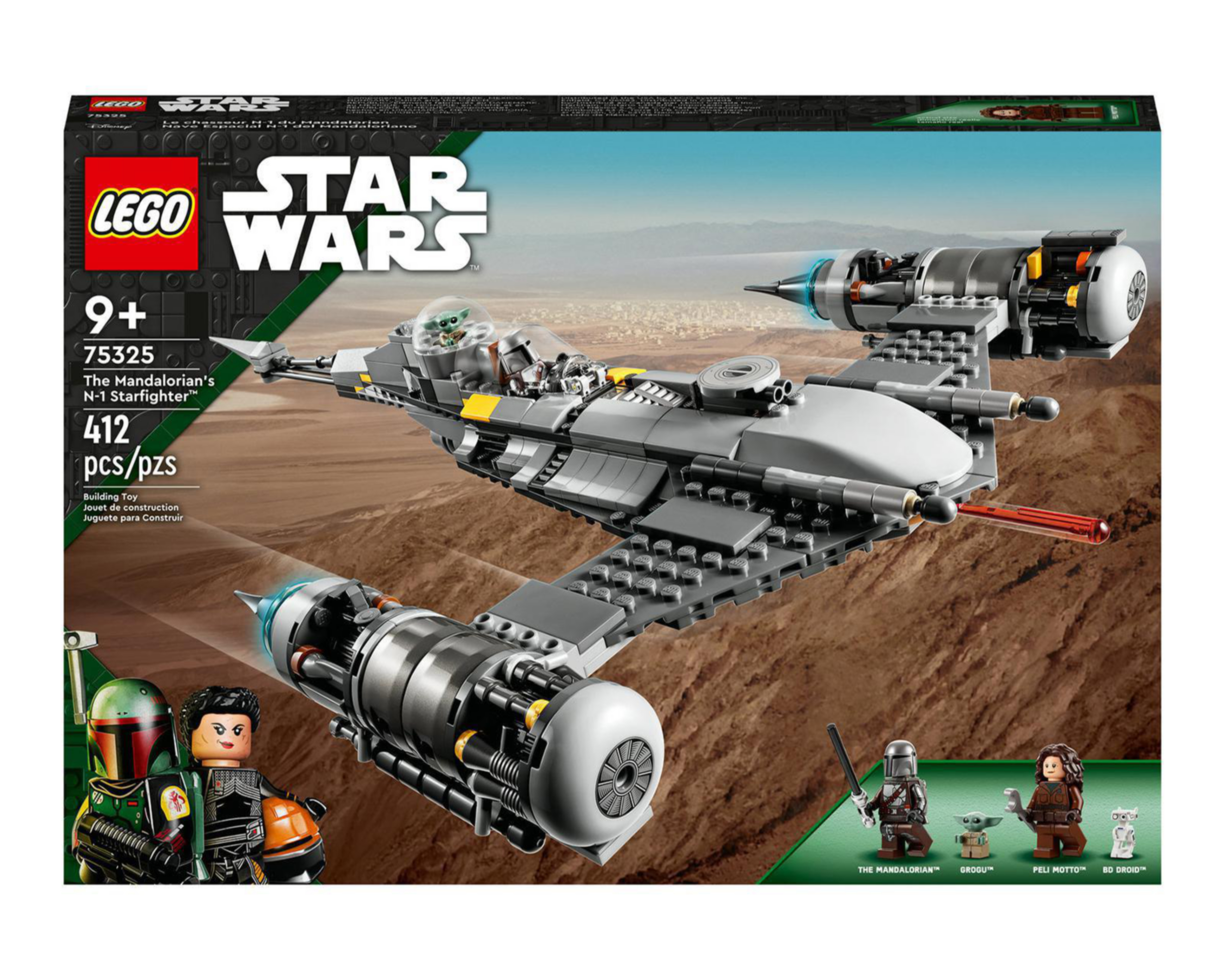 Foto 3 | LEGO Star Wars: Caza Estelar N-1 de The Mandalorian