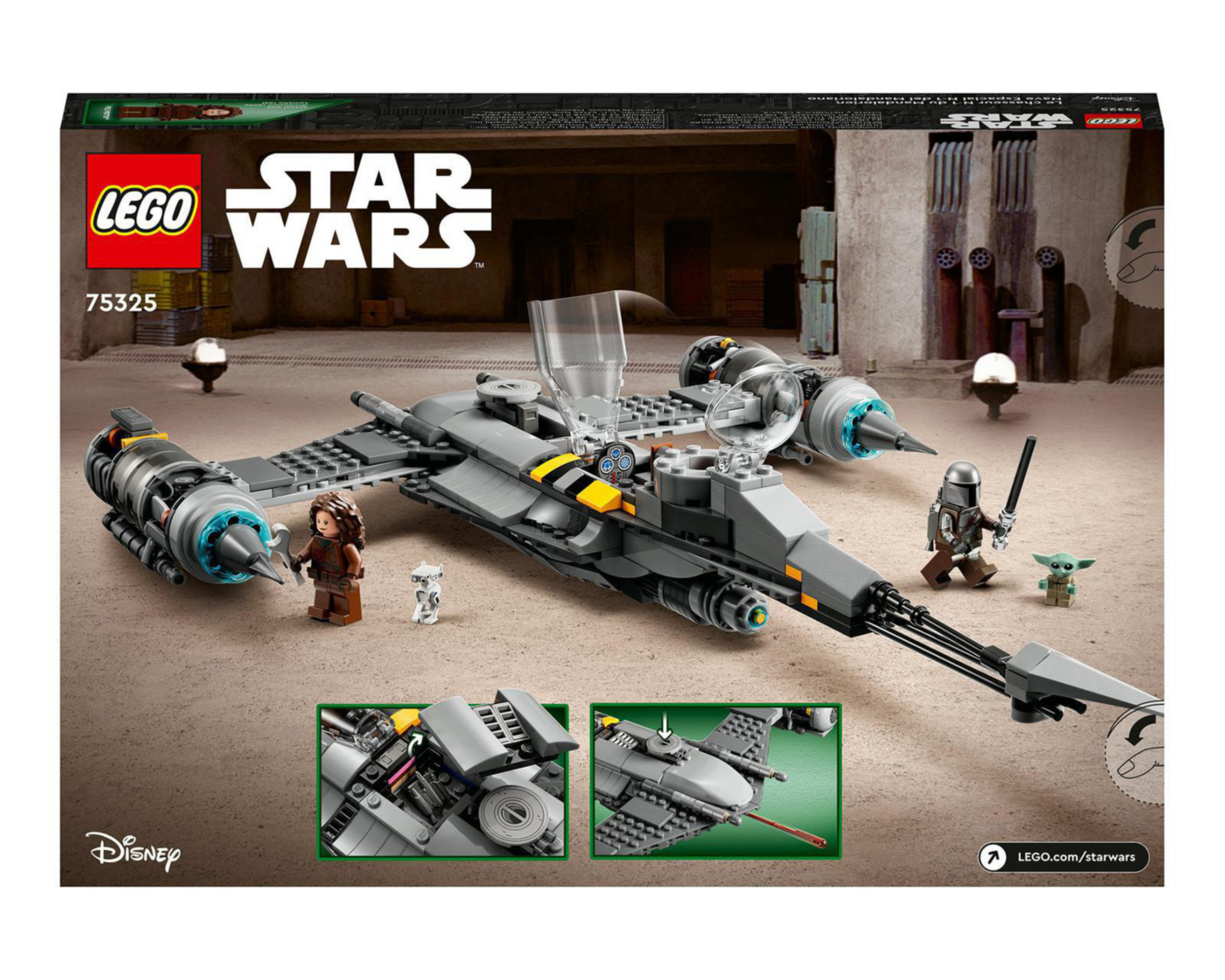 Foto 9 | LEGO Star Wars: Caza Estelar N-1 de The Mandalorian