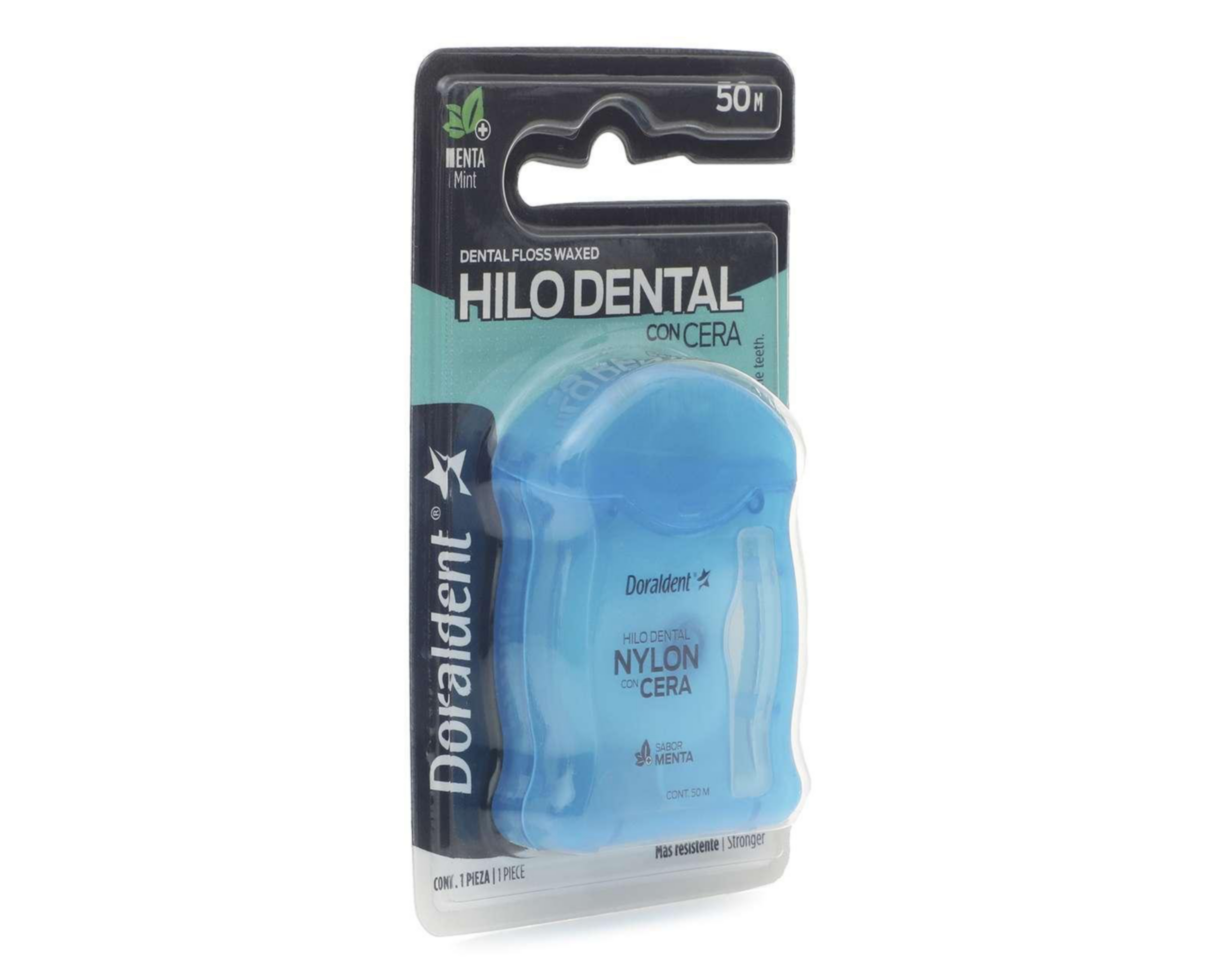 Foto 3 pulgar | Hilo Dental Doraldent Menta Encerado 50 m