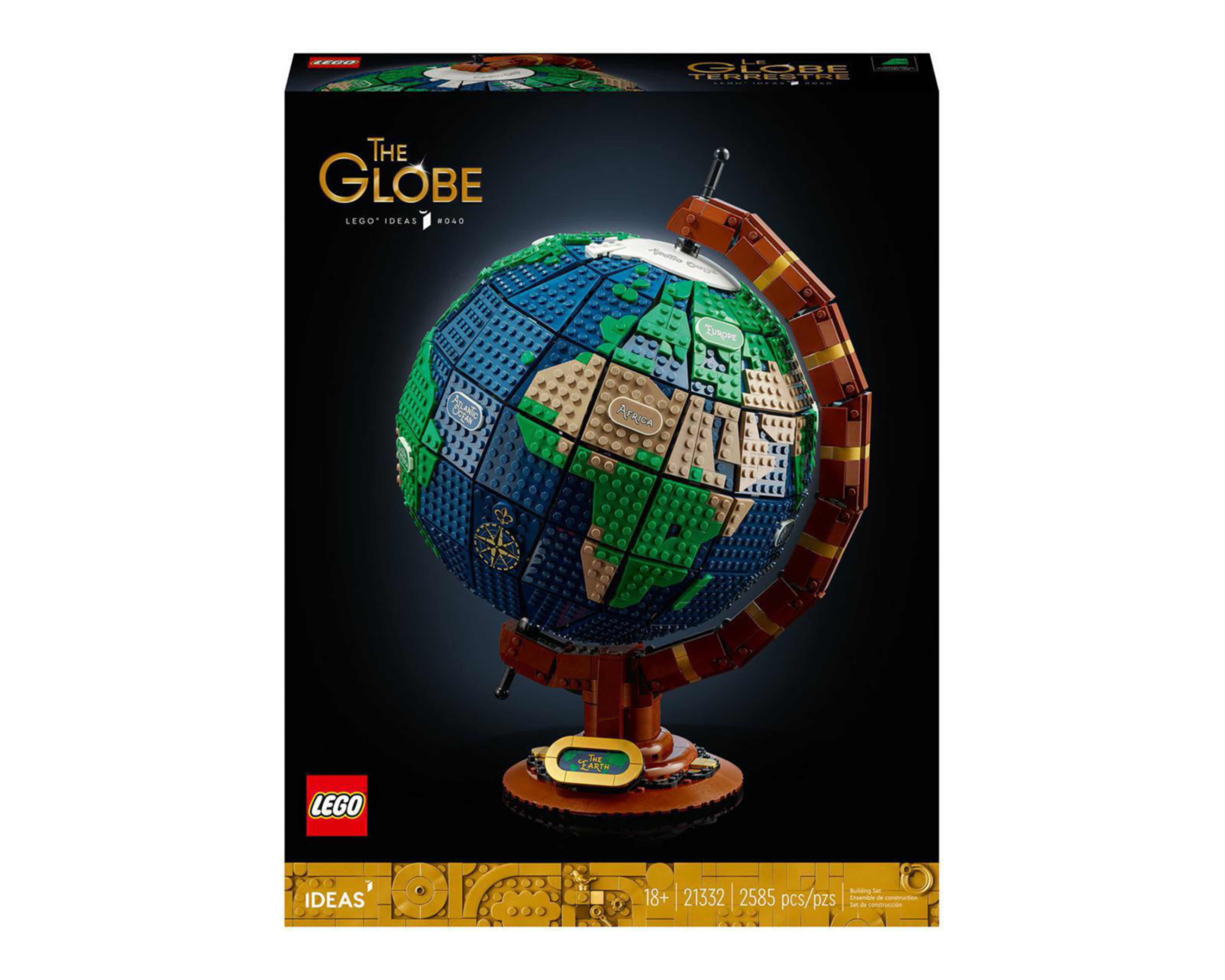 Foto 3 pulgar | LEGO Ideas: Globo Terráqueo