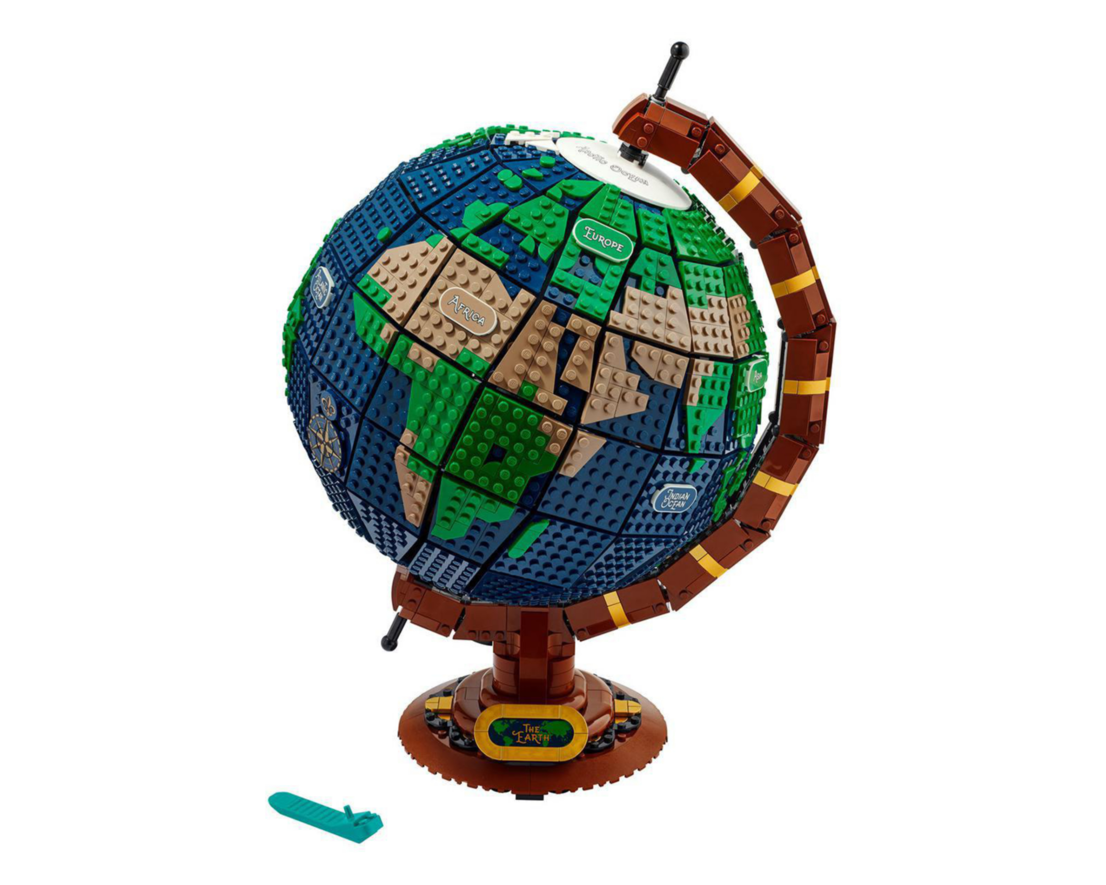 Foto 4 pulgar | LEGO Ideas: Globo Terráqueo