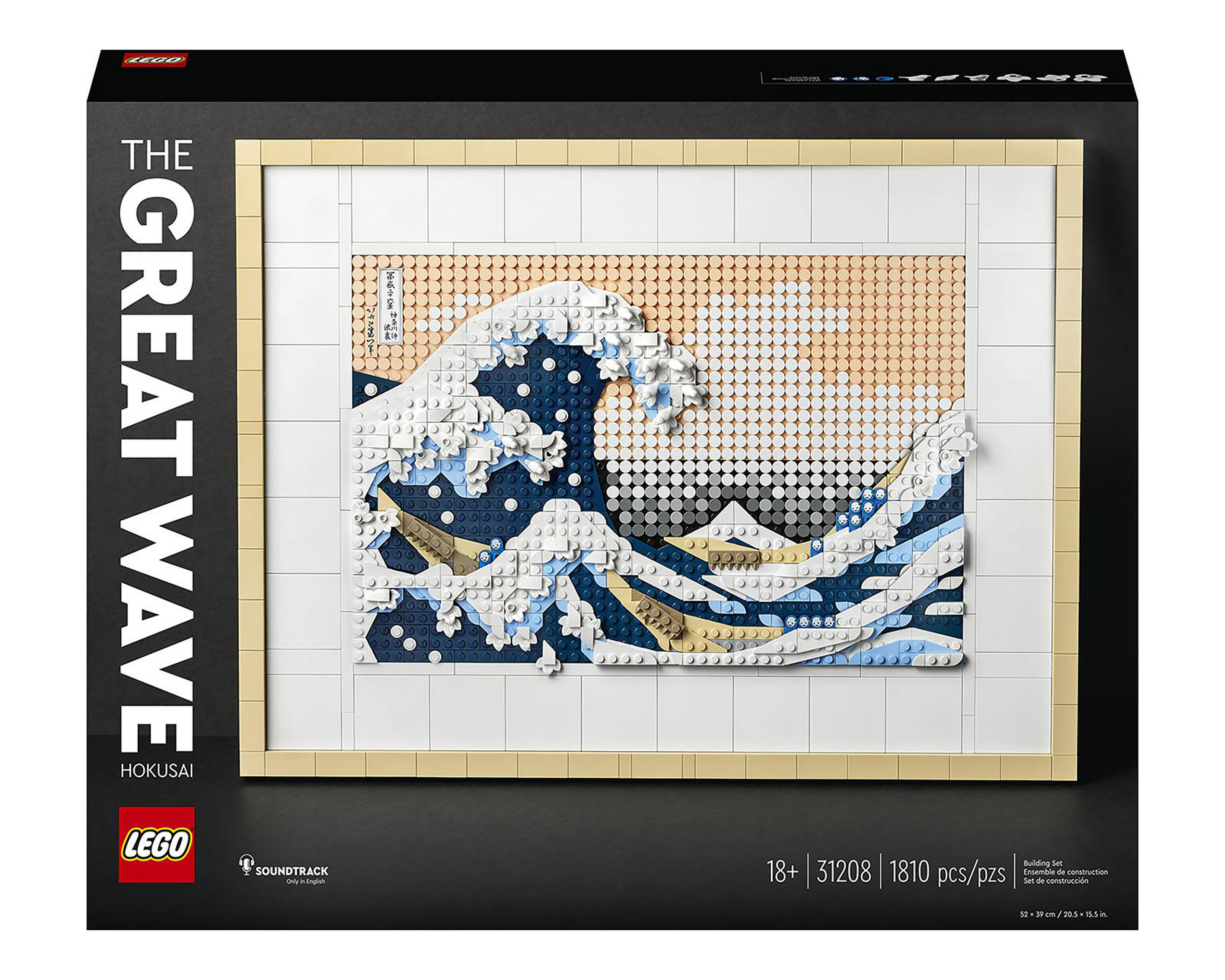 Foto 2 | LEGO Art: Hokusai La Gran Ola