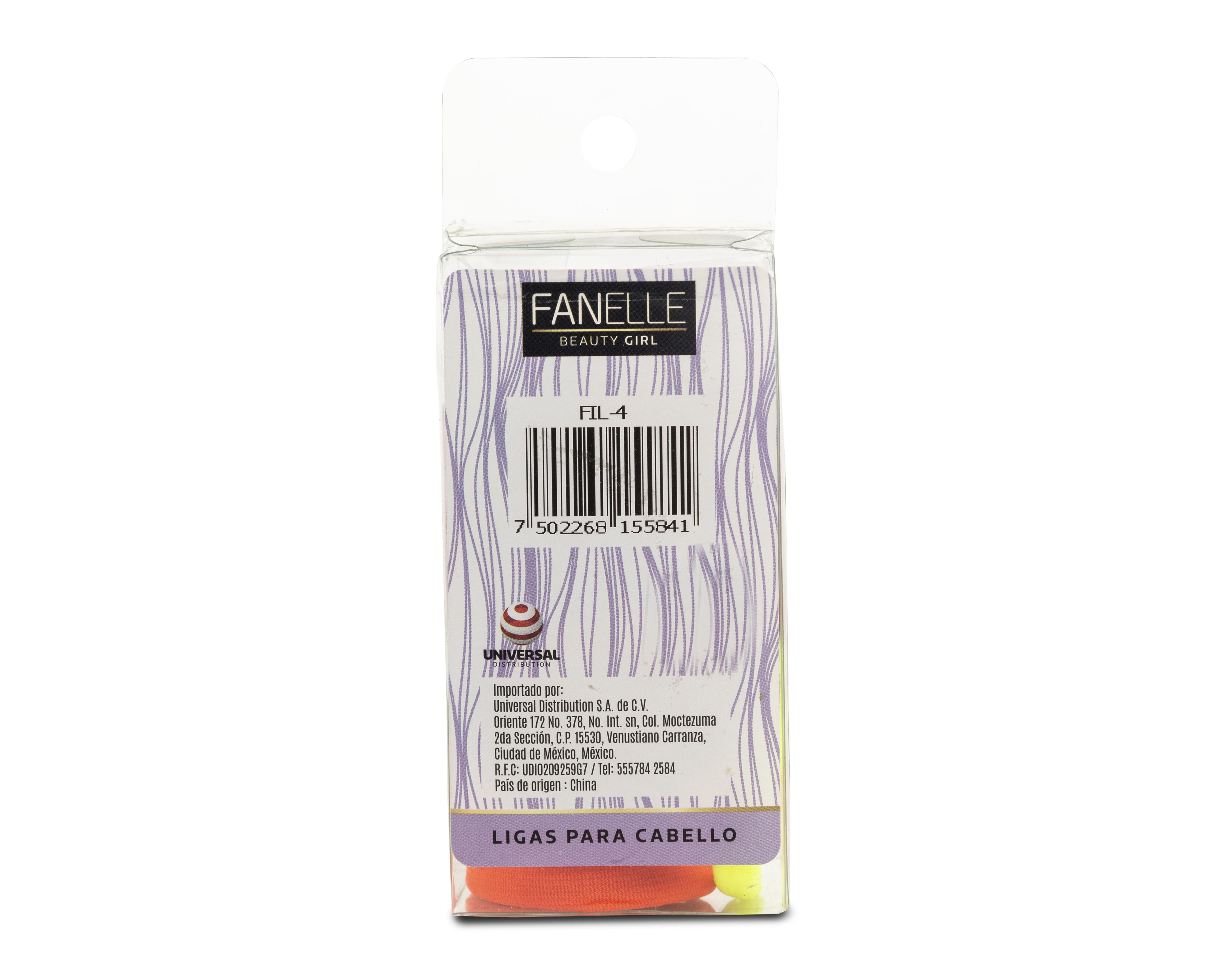 Foto 2 | Ligas para el Cabello Fanelle 20 Piezas