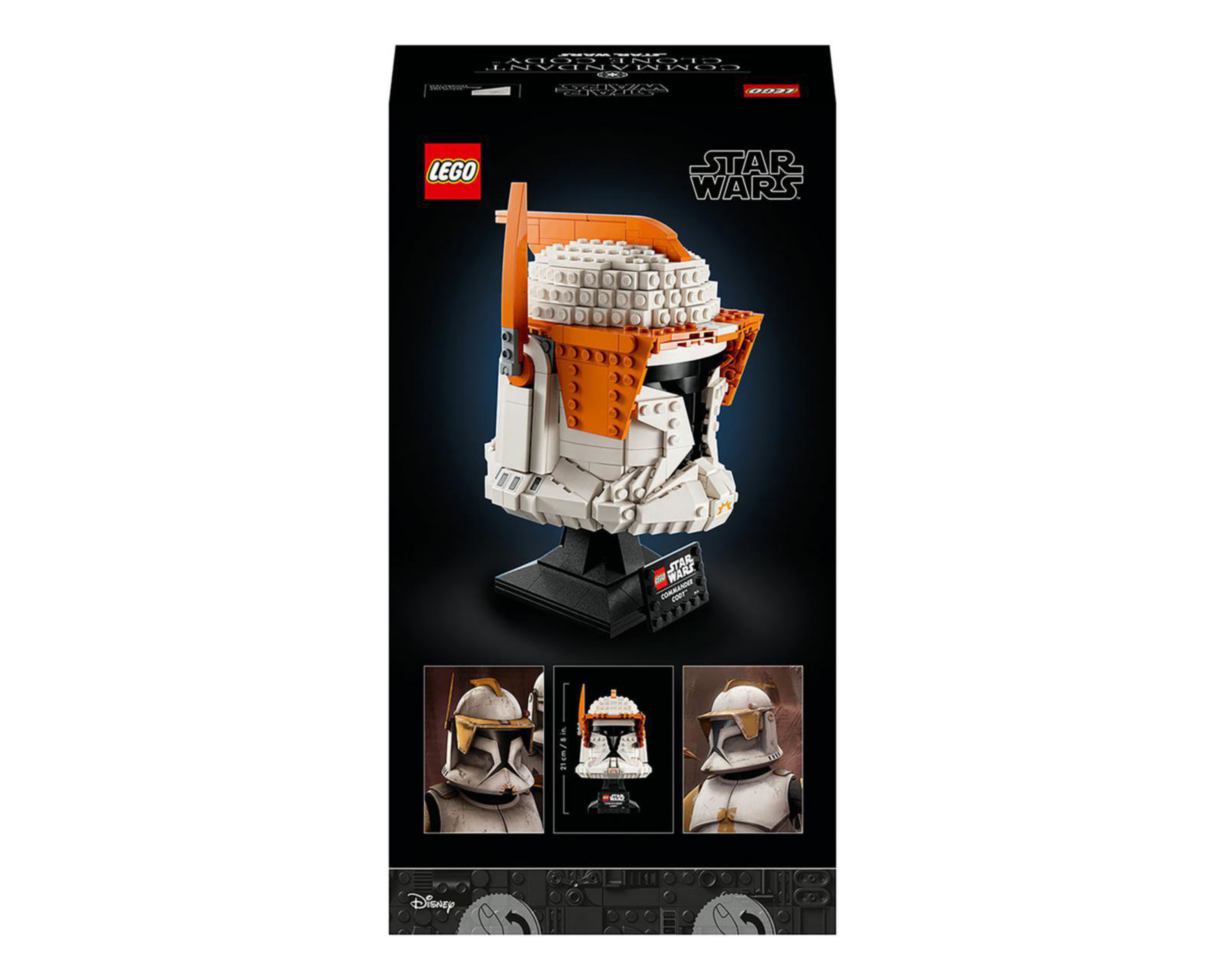 Foto 10 pulgar | LEGO Star Wars: Casco del Comandante Clon Cody