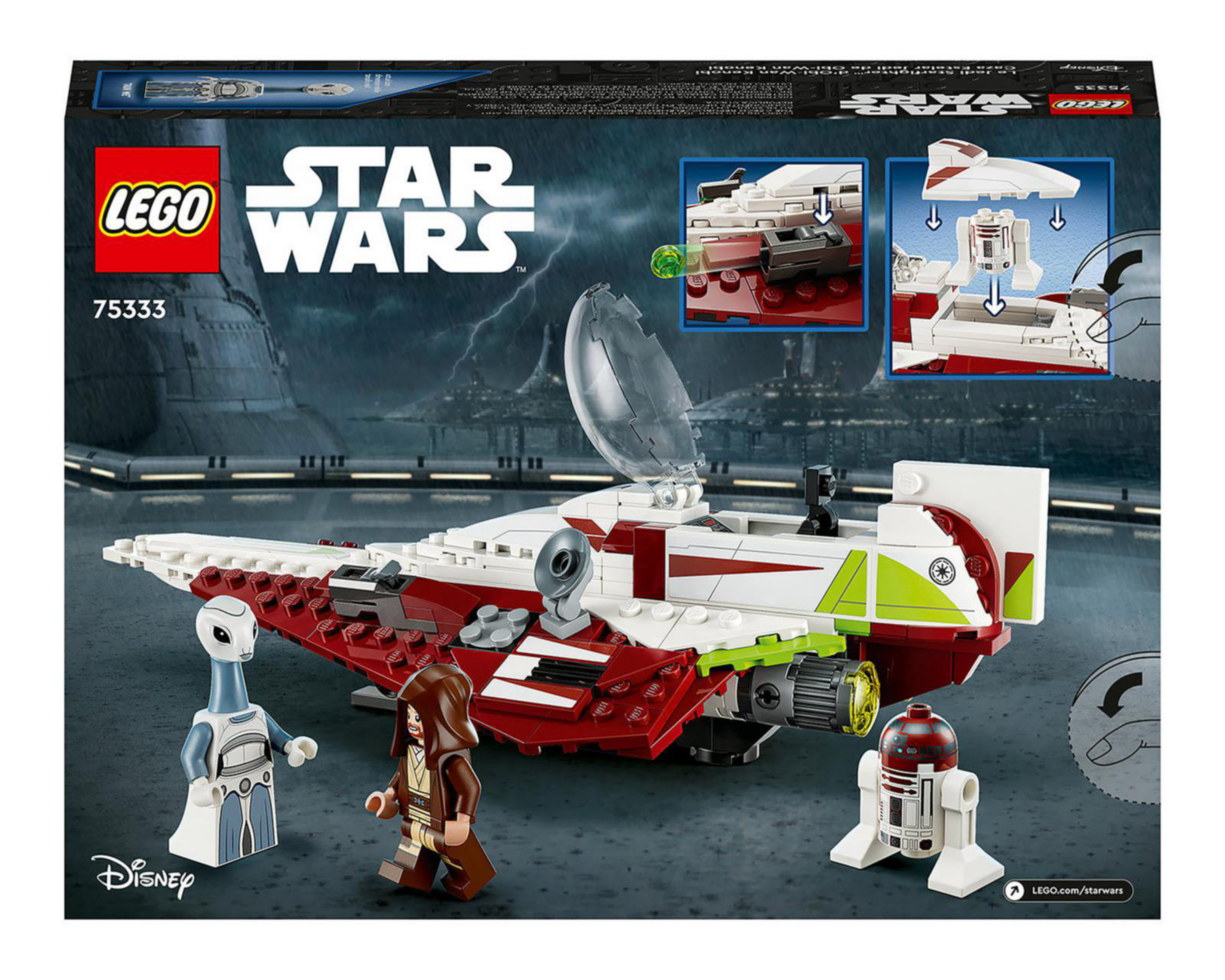 Foto 9 | LEGO Star Wars: Caza Estelar Jedi de Obi-Wan Kenobi