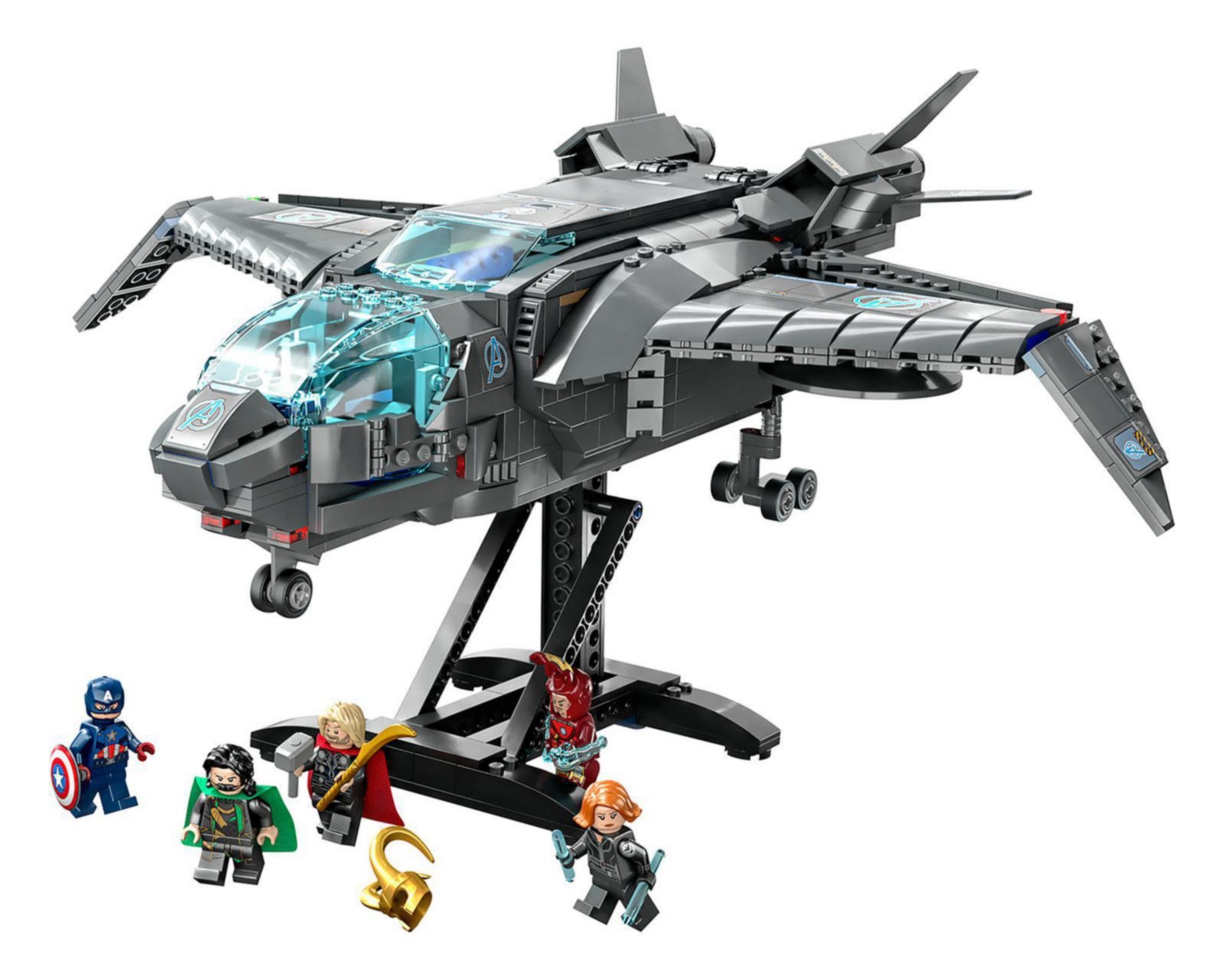 Foto 3 | LEGO Marvel: Quinjet de los Vengadores