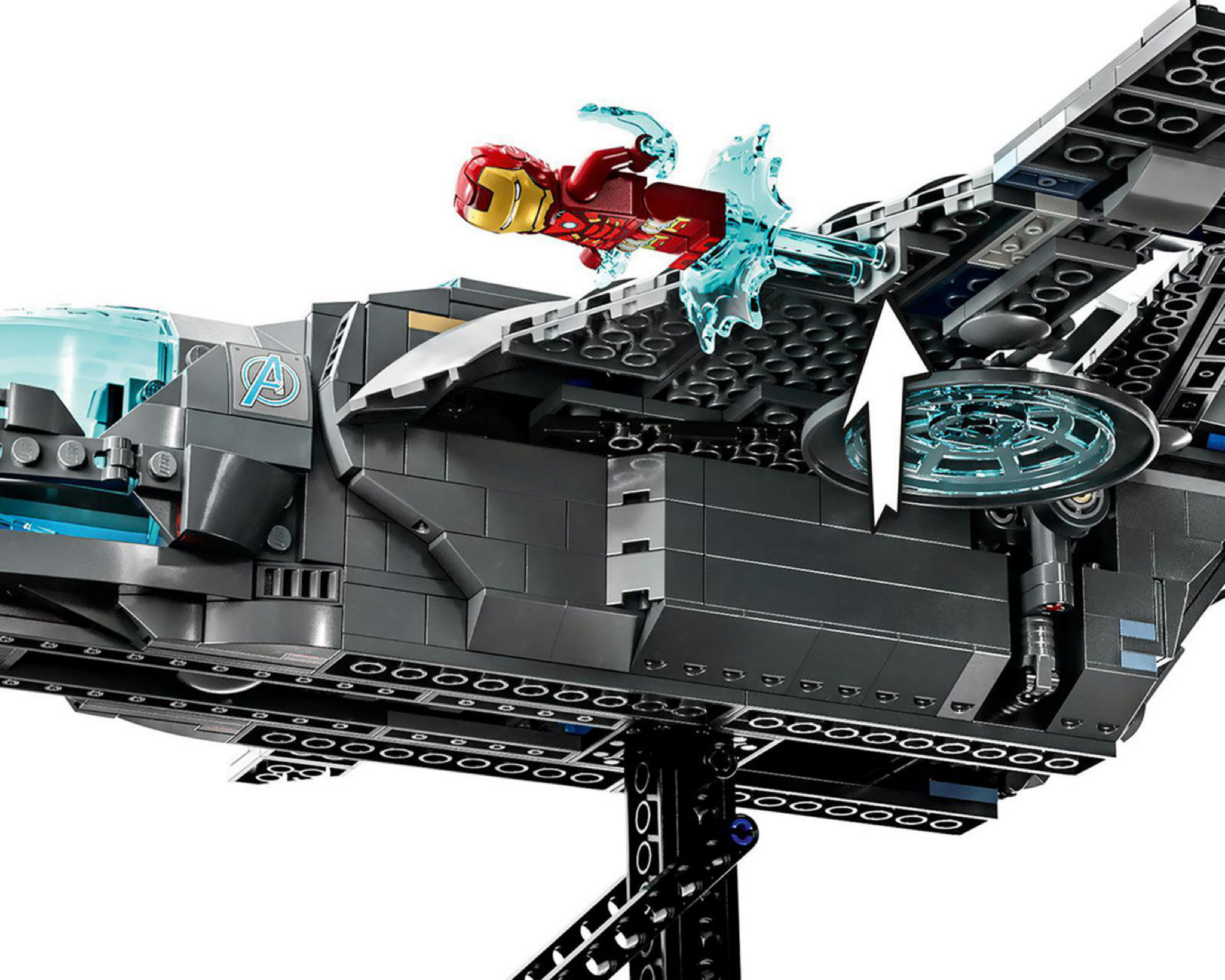 Foto 6 | LEGO Marvel: Quinjet de los Vengadores