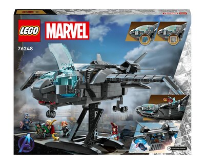 Foto 9 | LEGO Marvel: Quinjet de los Vengadores