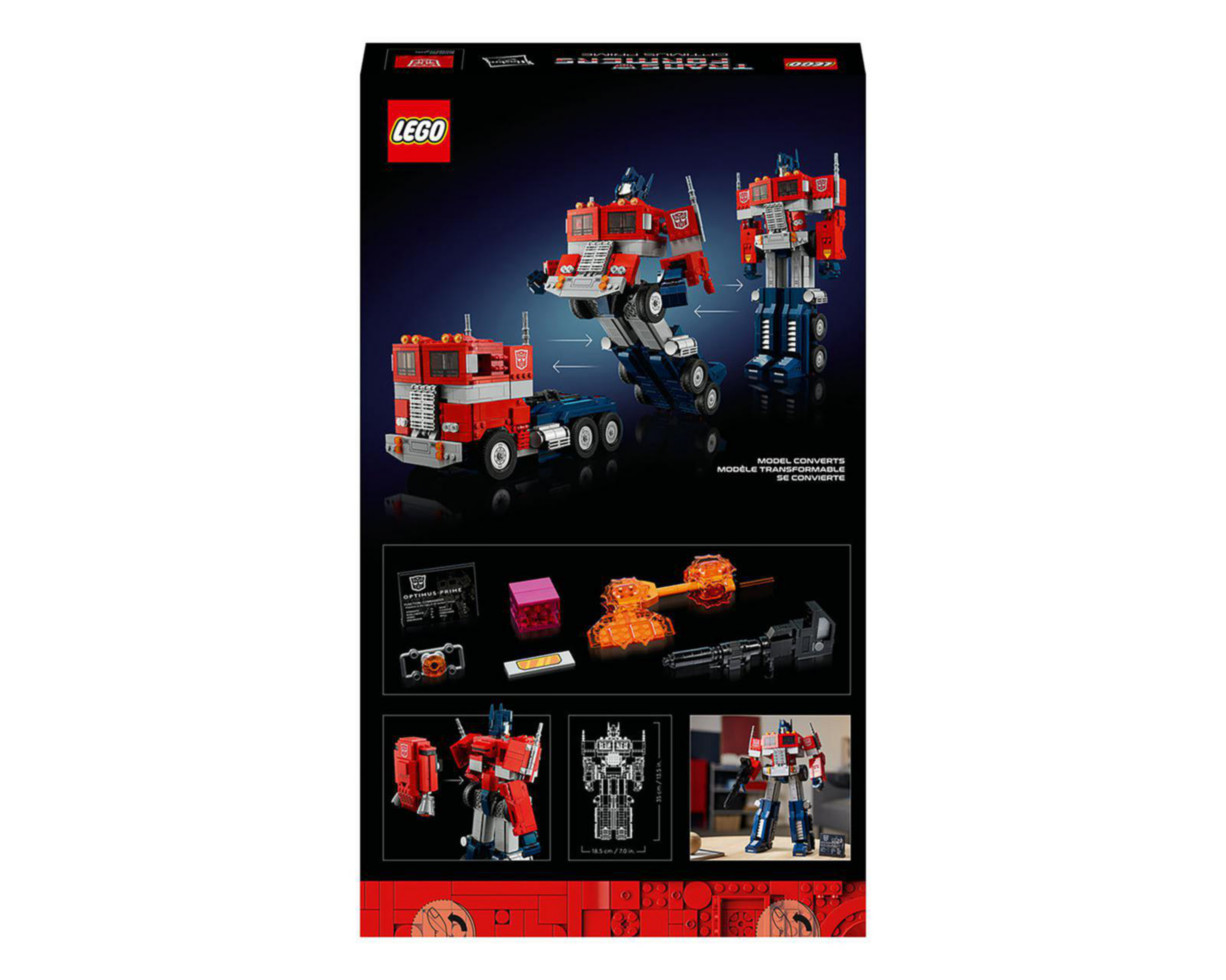 Foto 10 pulgar | LEGO Icons: Optimus Prime