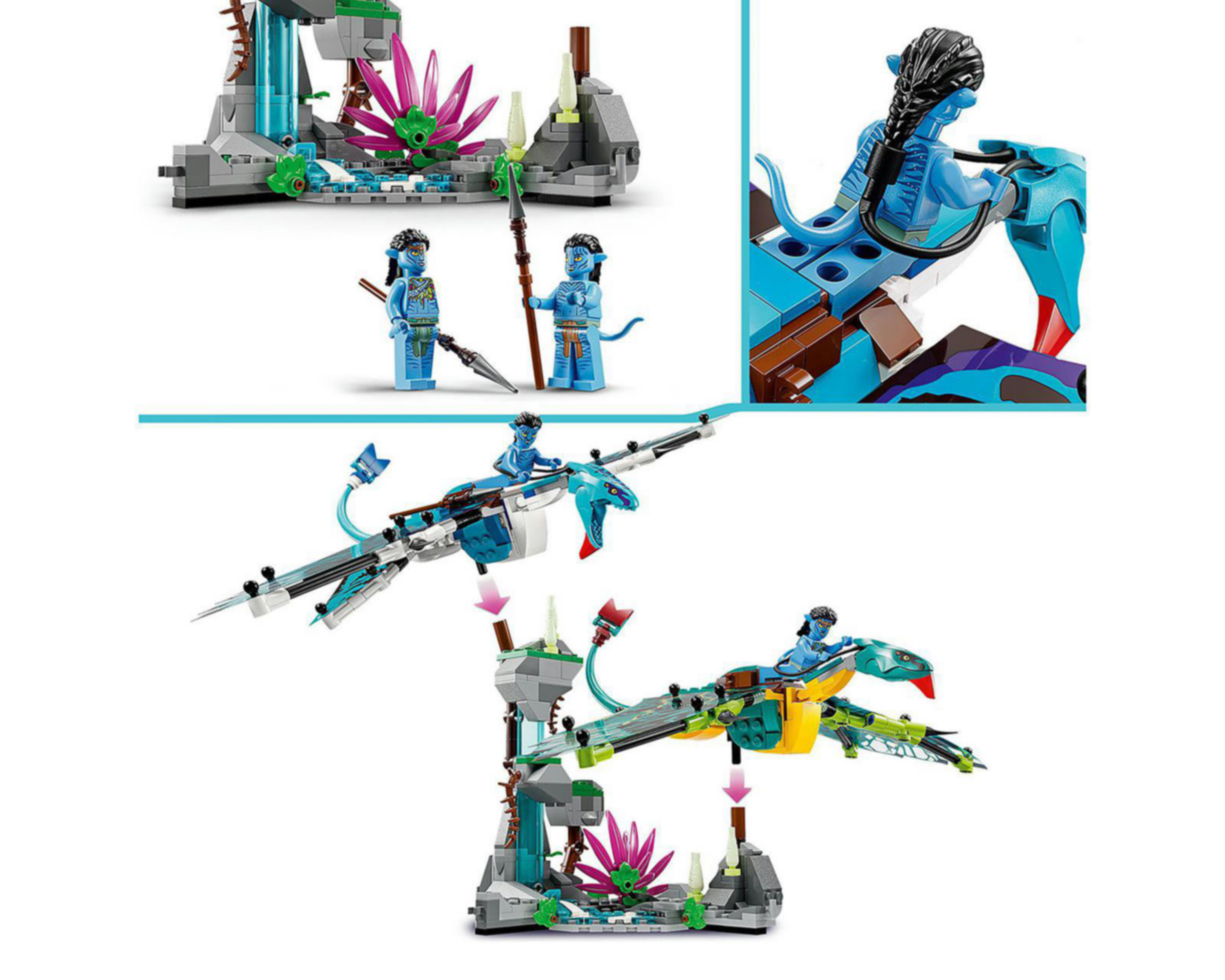 Foto 7 | LEGO AVATAR: Primer Vuelo en Banshee de Jake y Neytiri