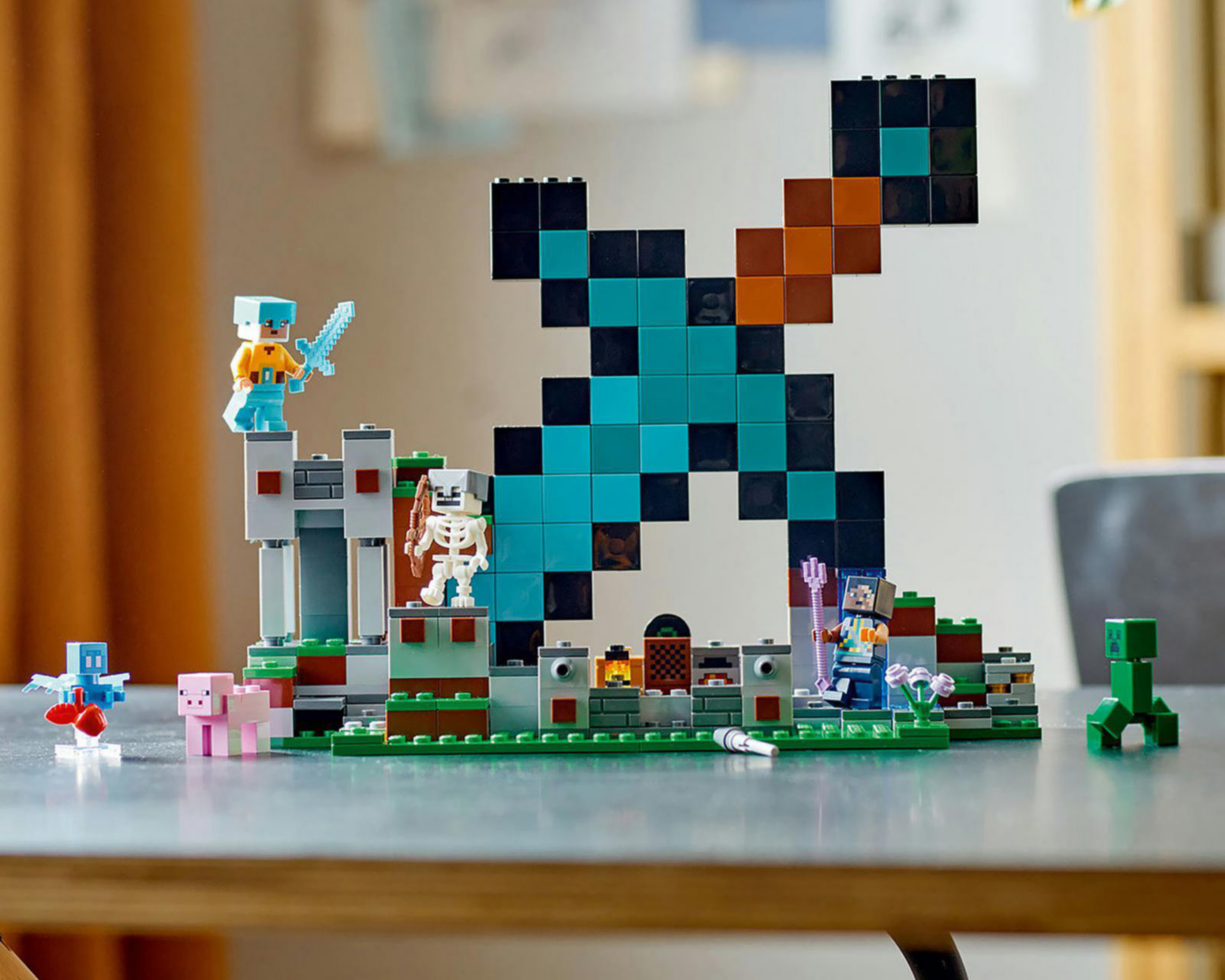 Foto 8 | LEGO Minecraft: La Fortificación-Espada