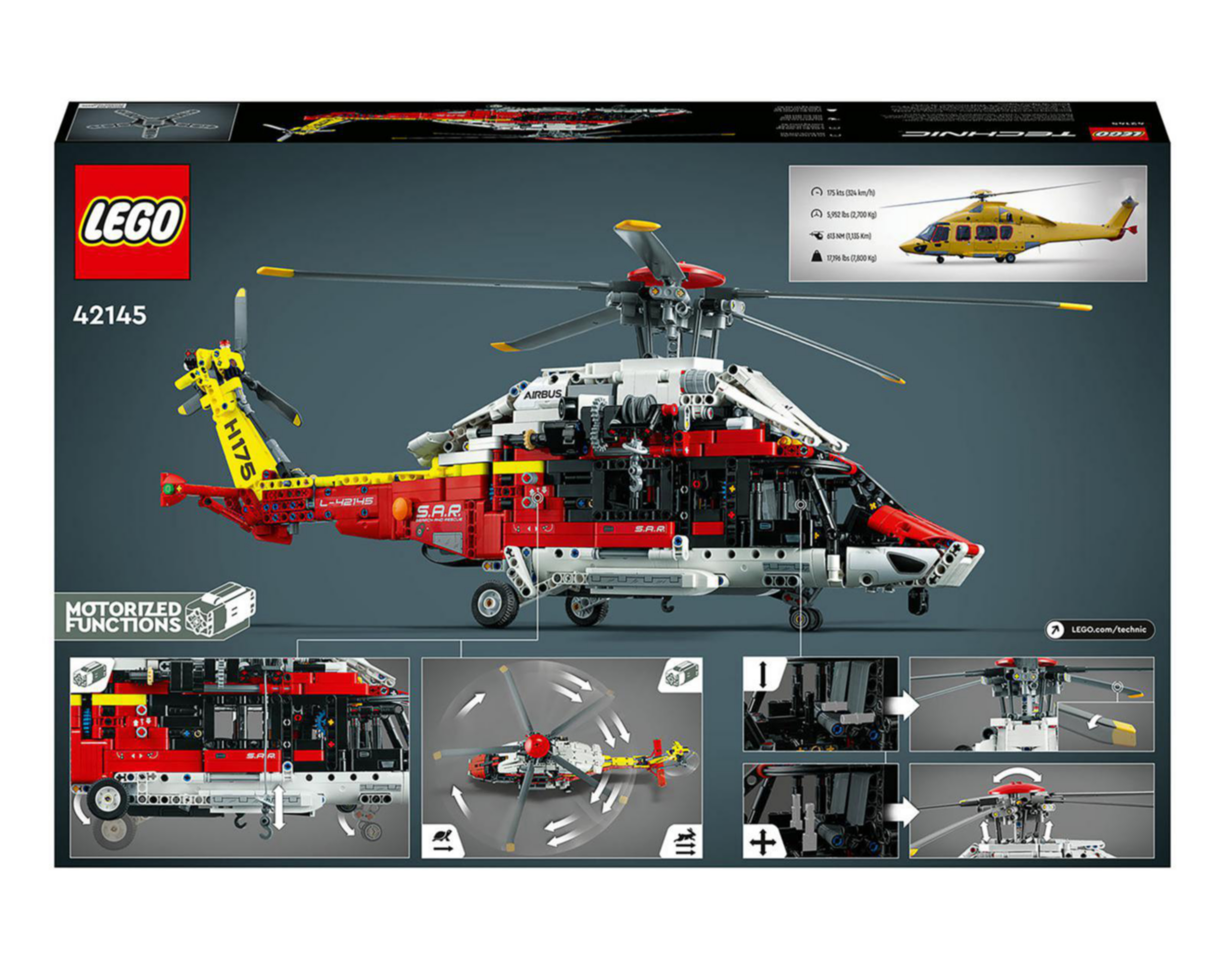 Foto 10 pulgar | LEGO Helicóptero Airbus H175