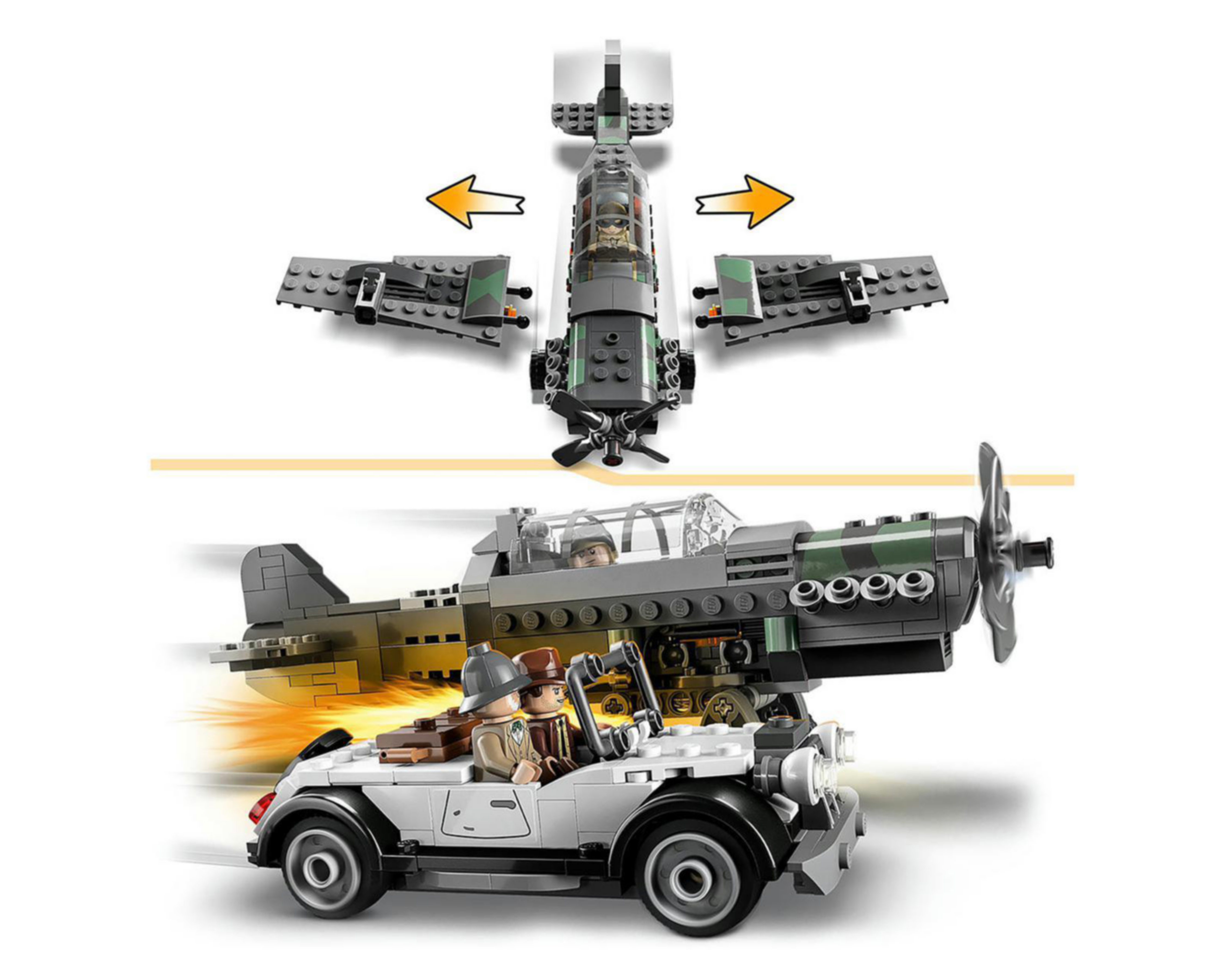 Foto 7 | LEGO Indiana Jones: Persecución del Avión Caza